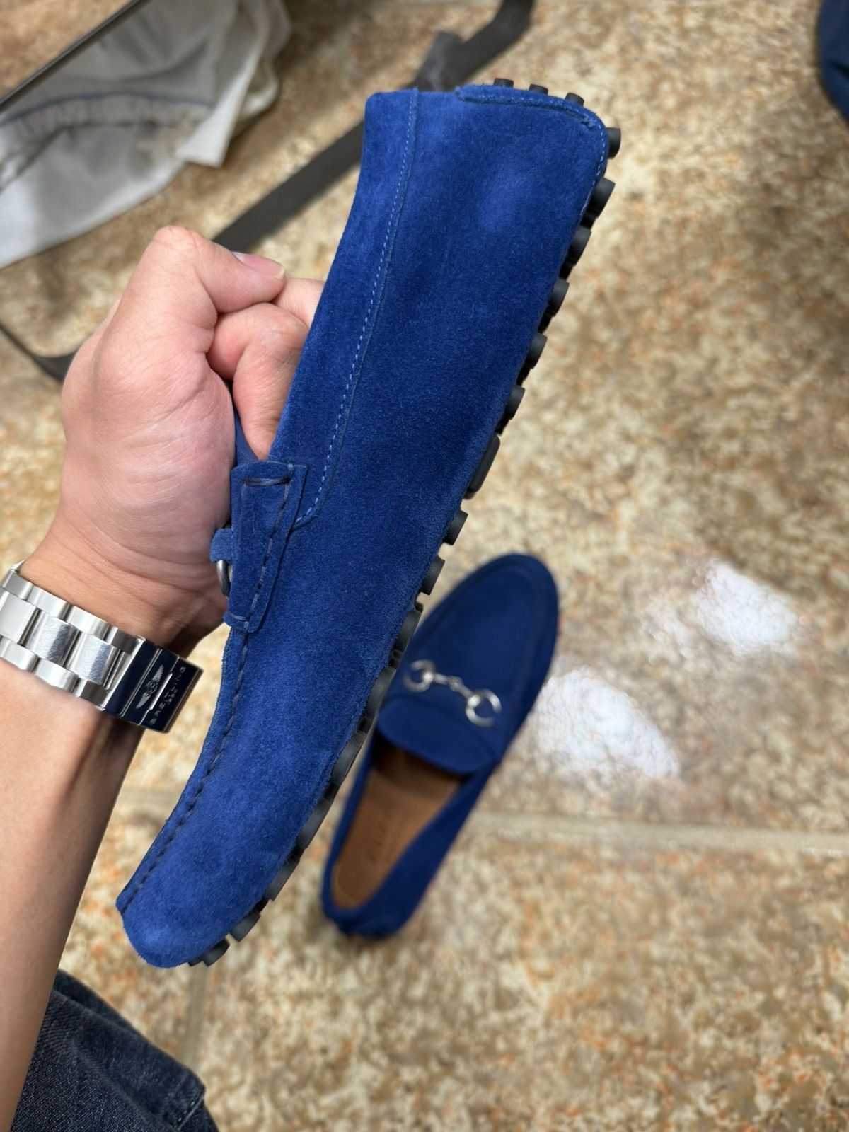 Gucci Gucci blue loafers Size US 8.5 / EU 41-42 - 5 Thumbnail