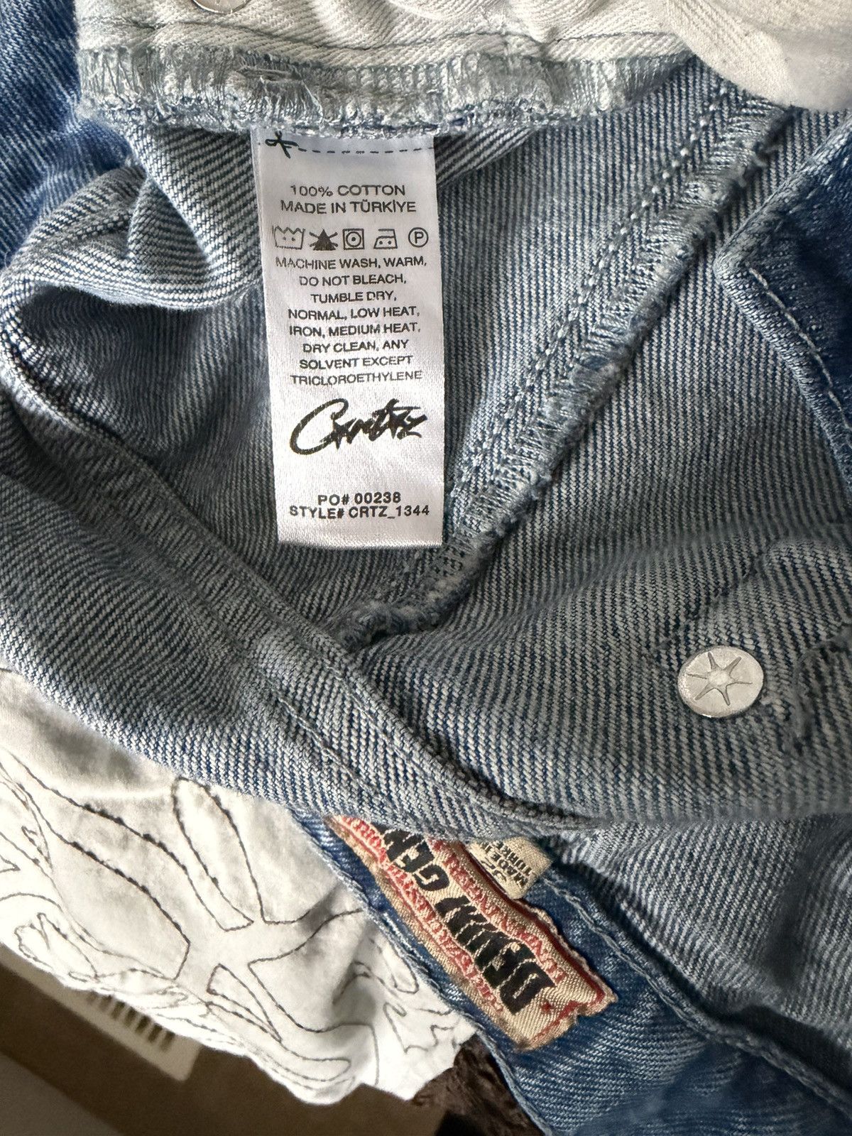 Corteiz Corteiz Blue C-star Denim Size US 32 / EU 48 - 5 Thumbnail
