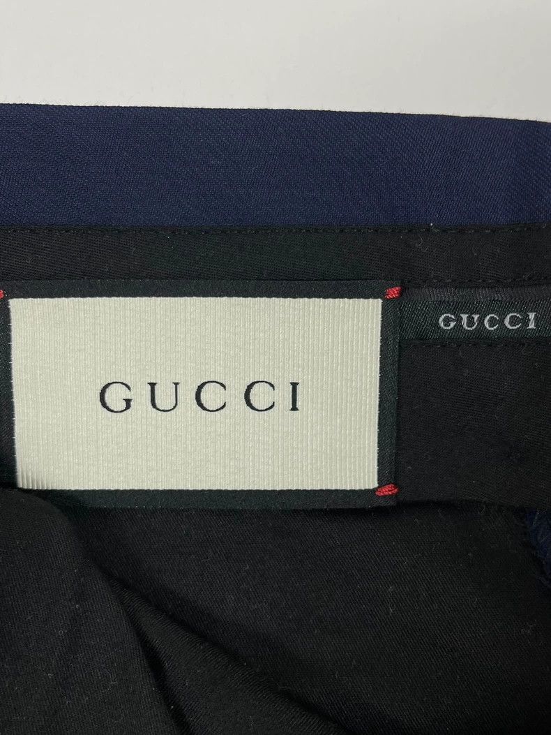 Gucci Gucci Blue casual wool suit trousers 2502-Nextarrow Size 44R - 4 Thumbnail