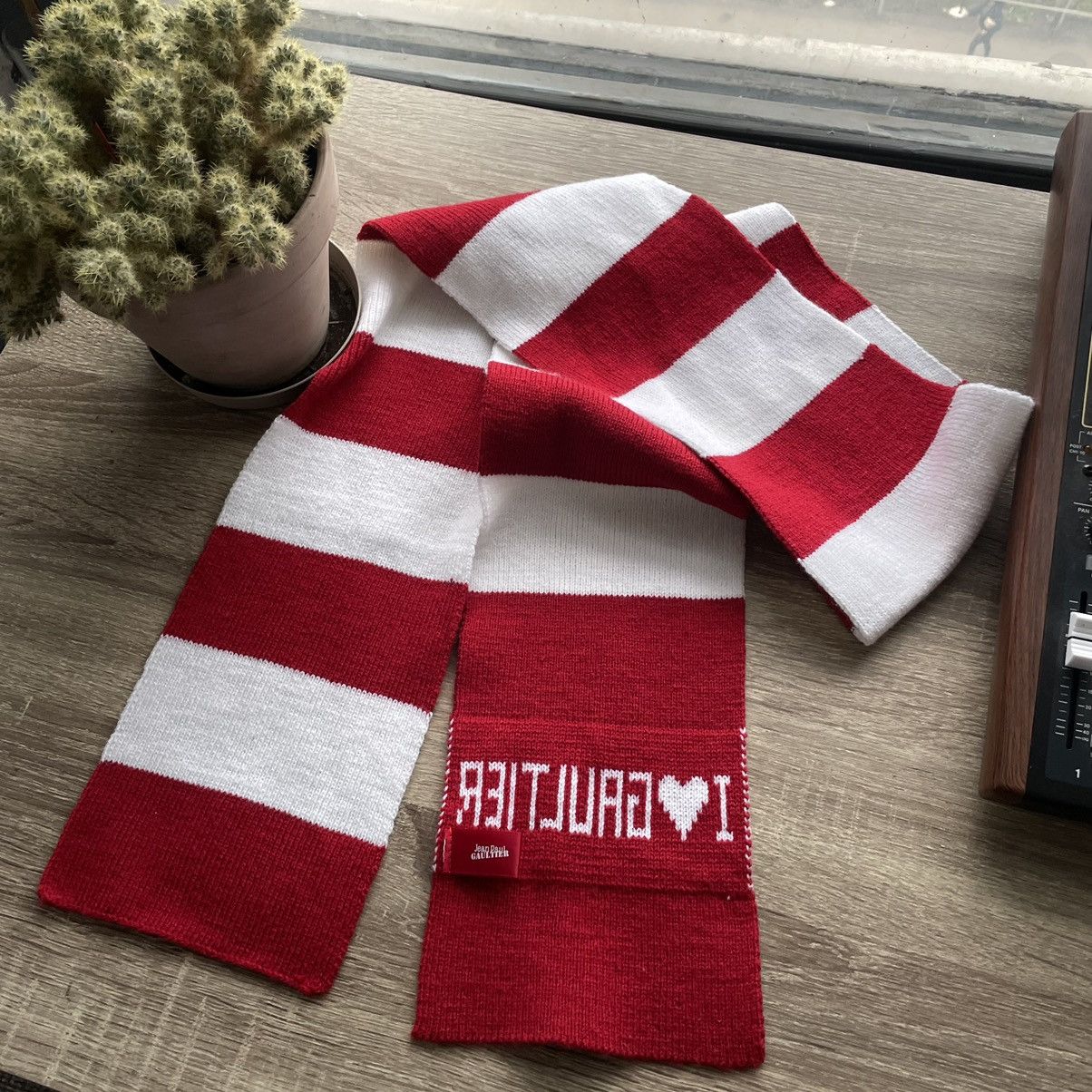 Designer × Jean Paul Gaultier Jean Paul Gaultier Striped Scarf y2k Size ONE SIZE - 2 Thumbnail