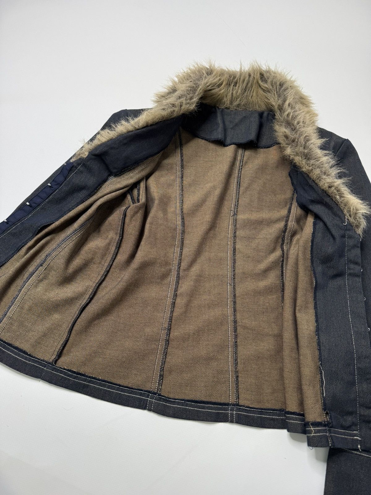 Vintage Vintage avant garde fur blazer swag y2k if6was9 l.g.b. sk8 Size M / US 6-8 / IT 42-44 - 5 Thumbnail