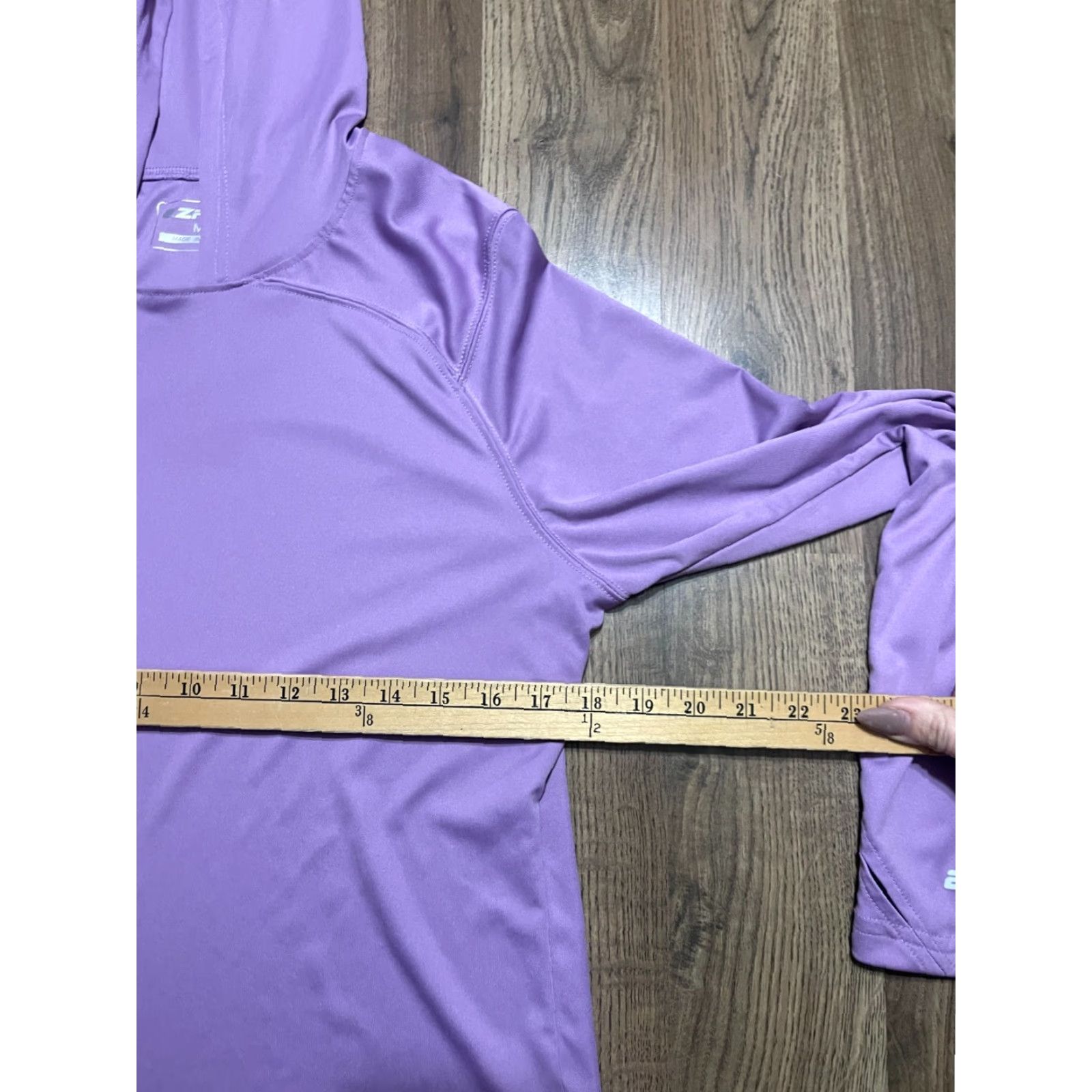 Vintage EZRUN Hoodie Women's Size Medium Purple Pullover Long Sleeve Casual Modern Regular Pullover Size M / US 6-8 / IT 42-44 - 5 Thumbnail