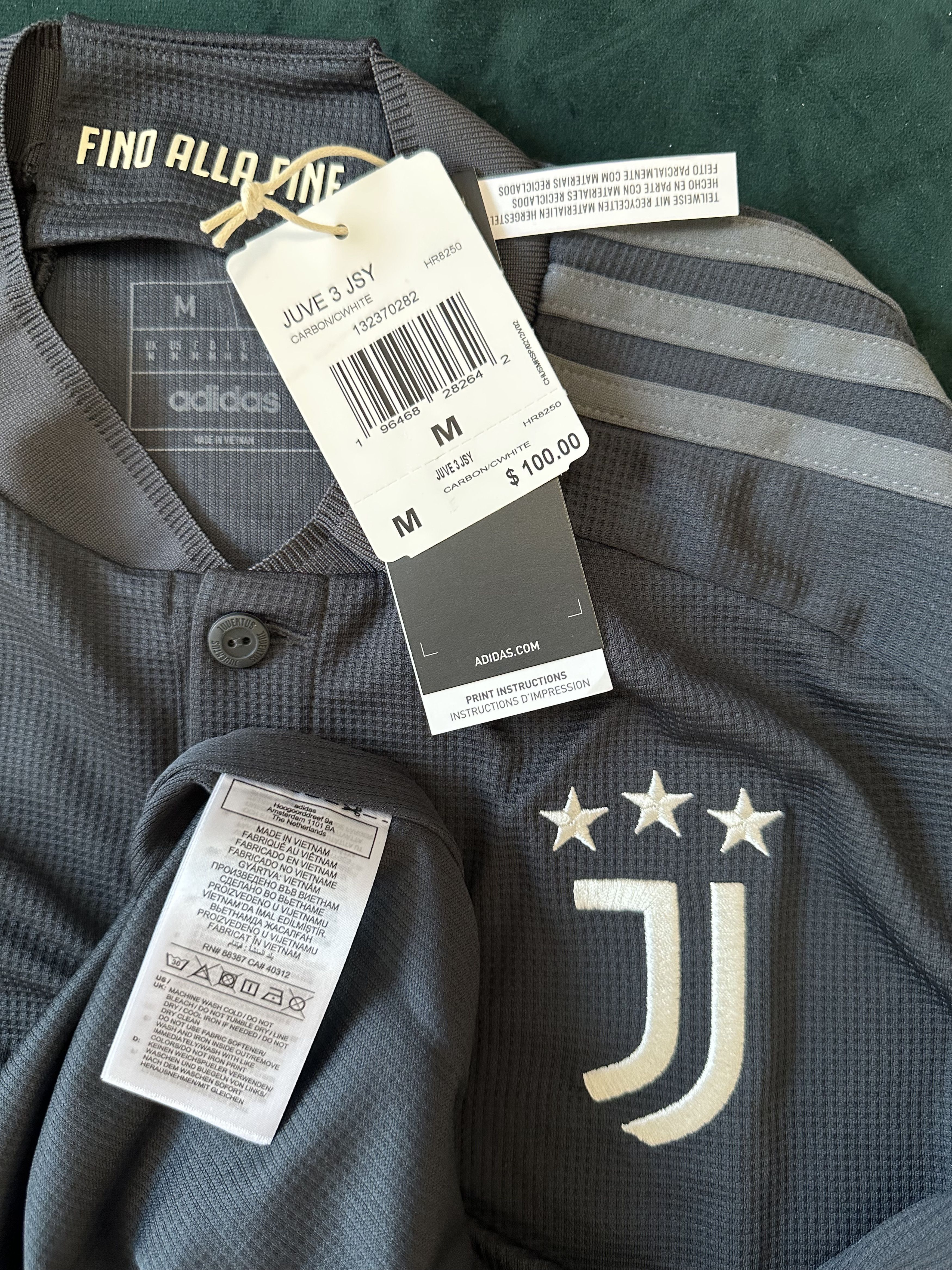 Adidas BNWT BNIB Genuine Juventus 2023/24 Third Jersey M Size US M / EU 48-50 / 2 - 3 Thumbnail