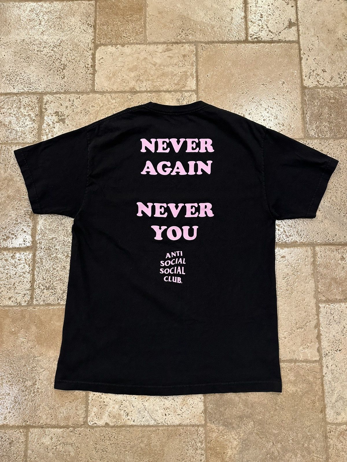 Anti Social Social Club Anti Social Social Club “Never Again Never You” Dark Grey T Size US XL / EU 56 / 4 - 7 Thumbnail