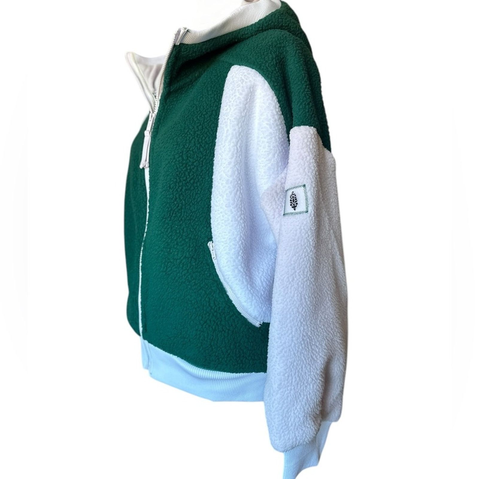 Free People NWT Free People Hit The Slopes Hoodie in Evergreen Combo Size S / US 4 / IT 40 - 6 Thumbnail