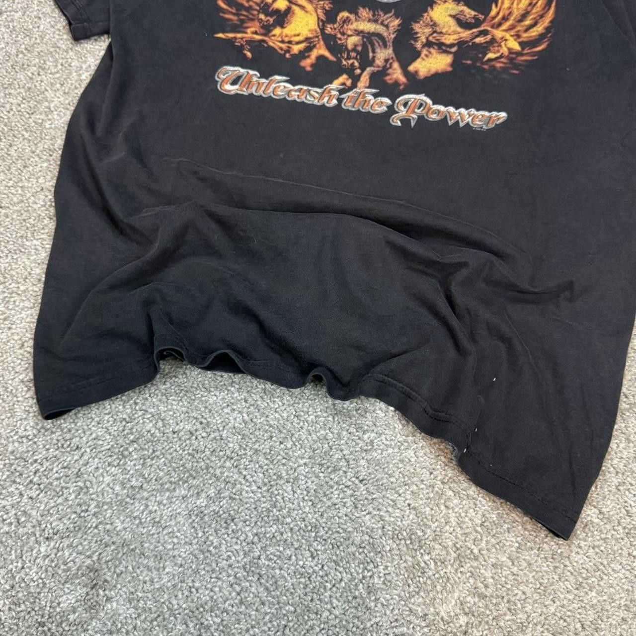 Harley Davidson × Vintage VTG 90s Made in USA Faded Harley Davidson T Shirt Size US L / EU 52-54 / 3 - 3 Thumbnail