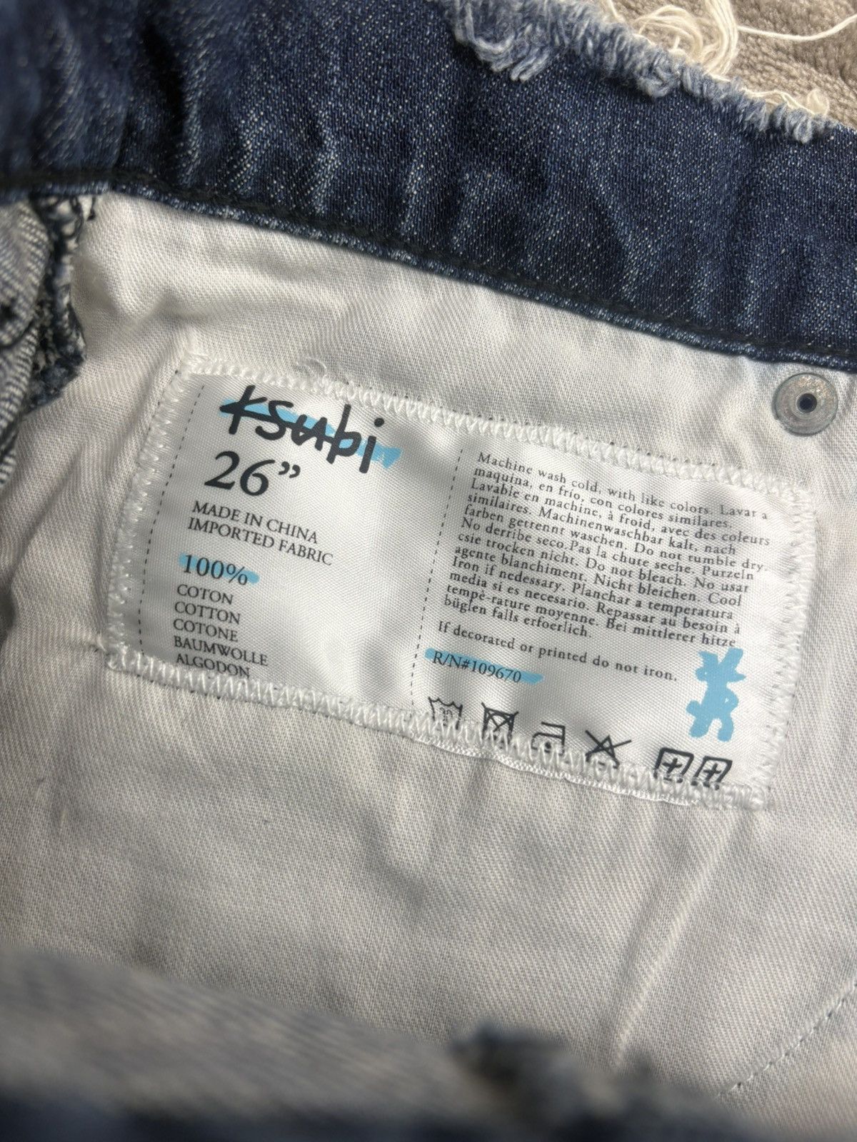 Ksubi Ksubi denim ripped shorts blue Size 26 Size 26" / US 2 / IT 38 - 5 Thumbnail