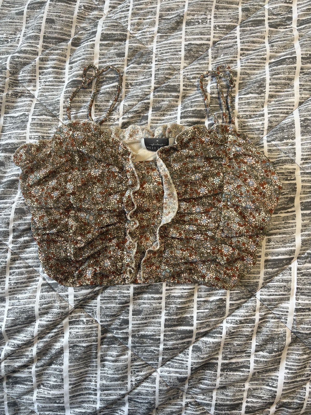 Other Floral Ruffle Women's Top Size M / US 6-8 / IT 42-44 - 1 Preview
