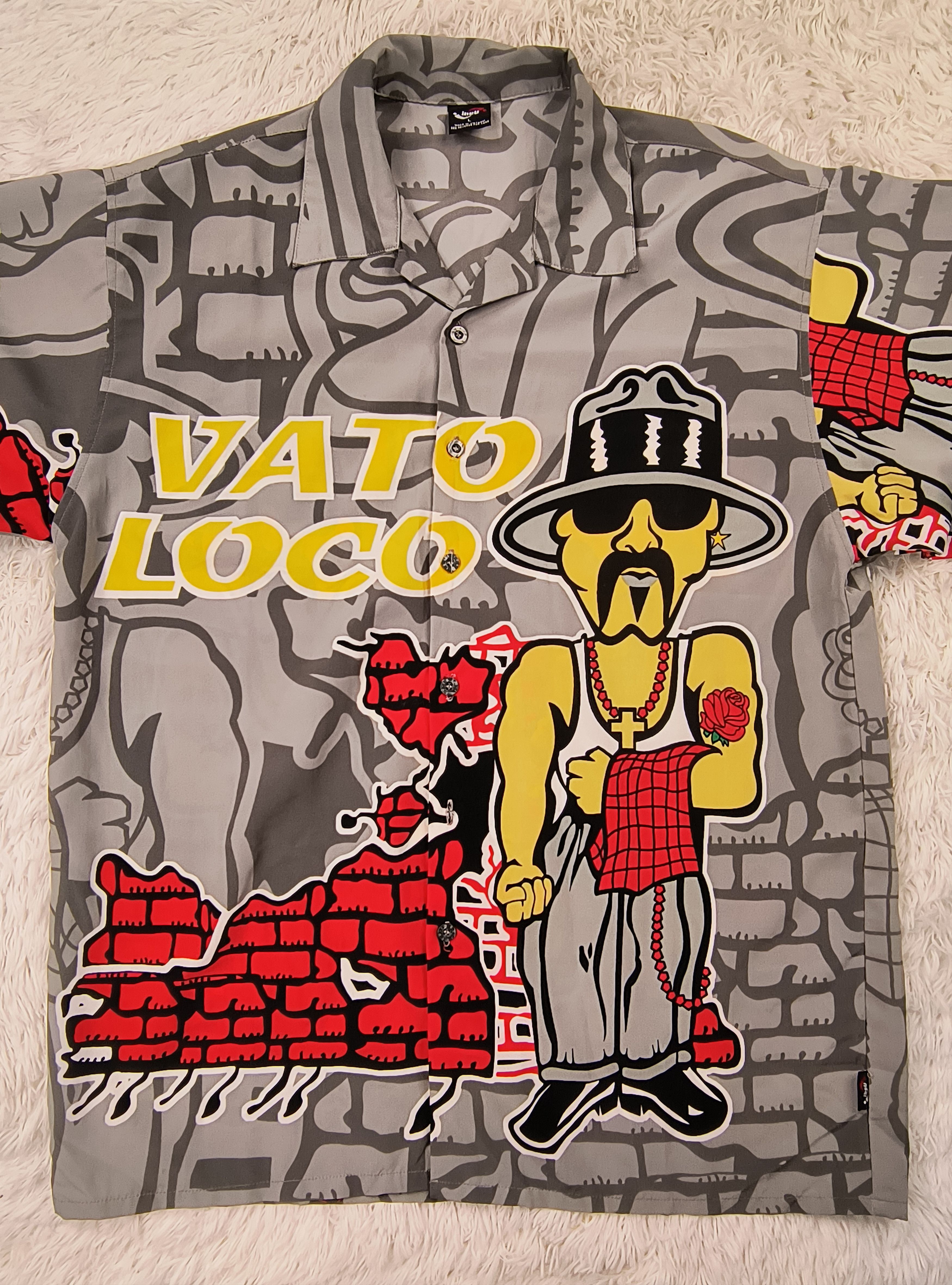 Other Vintage vato loco cholo 90s button up shirt Size US S / EU 44-46 / 1 - 4 Thumbnail