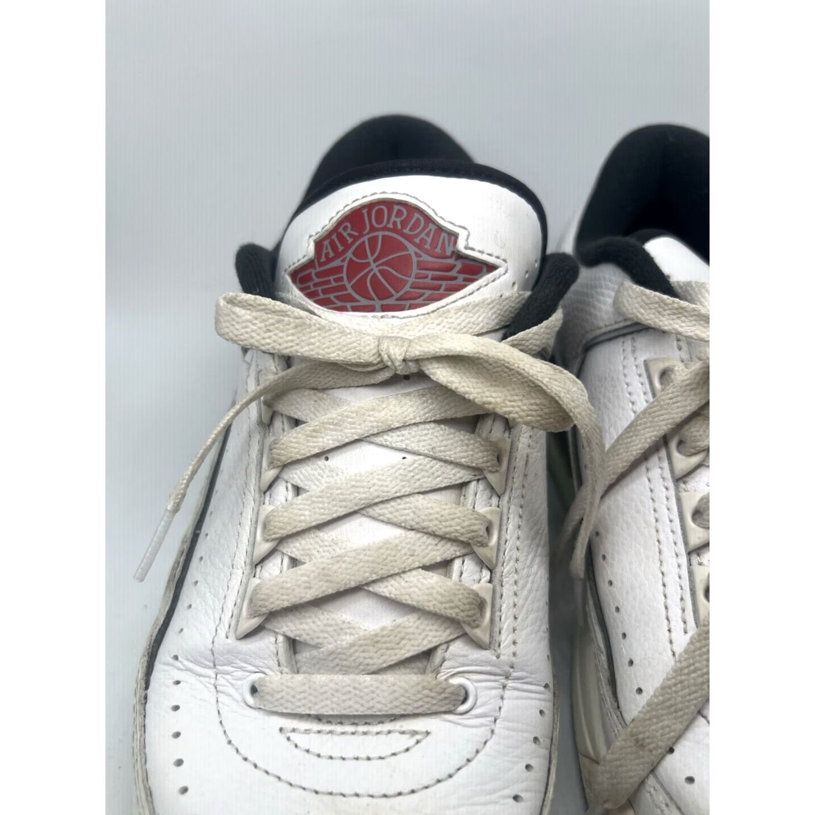 Jordan Brand Nike Air Jordan 2 Low White Black Red FD0383-148 Men’s 9.5 Retro OG Sneaker Size US 10 / EU 43 - 2 Thumbnail