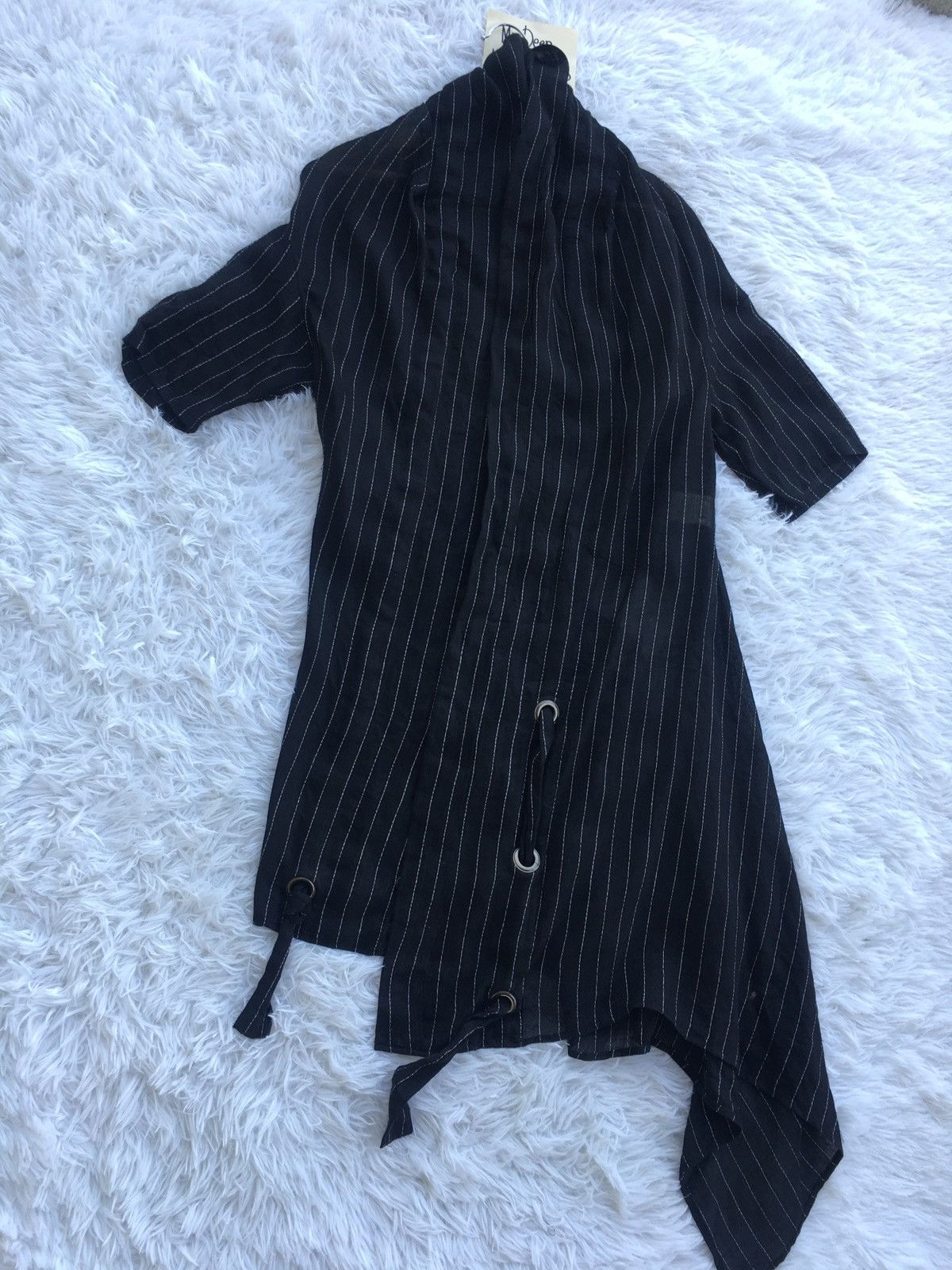 Yohji Yamamoto Rare Vintage Y’s Yohji Yamamoto Linen Stripes Cardi Size US M / EU 48-50 / 2 - 2 Thumbnail