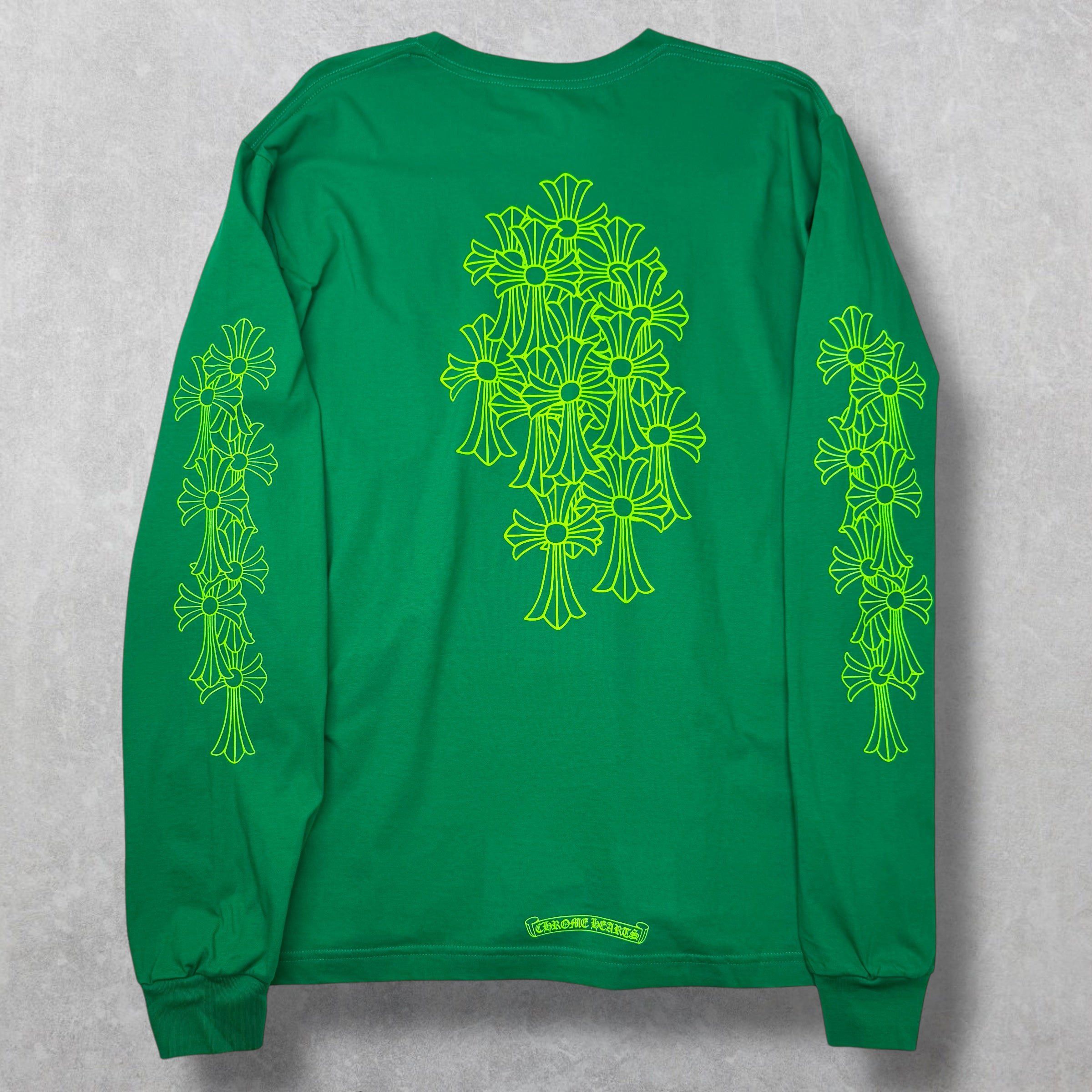 Chrome Hearts Chrome Hearts Green Cemetery Cross L/S XXL Size US XXL / EU 58 / 5 - 1 Thumbnail
