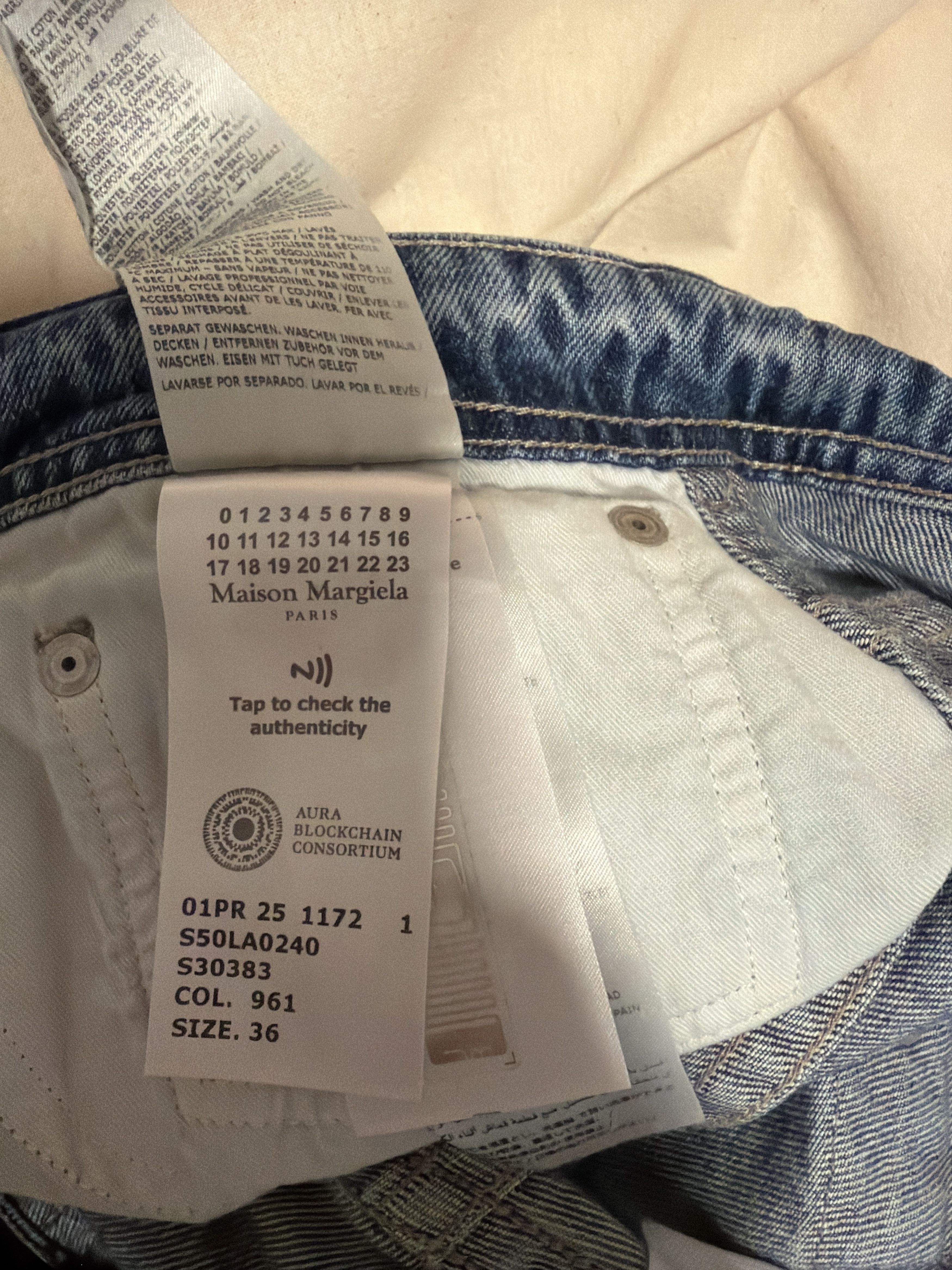 Maison Margiela Distressed jeans MM1 S50LA0240S30383961 Size US 36 / EU 52 - 8 Thumbnail
