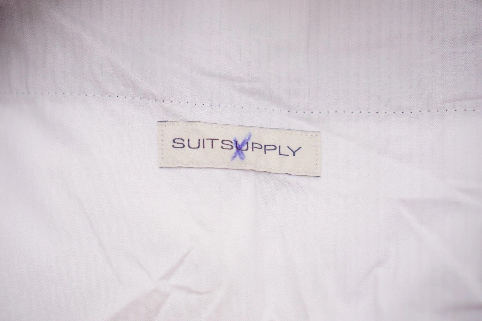 Suitsupply Men Suitsupply Trousers Navy Brescia Stretch Cotton UK/US46 Size 46R - 9 Thumbnail