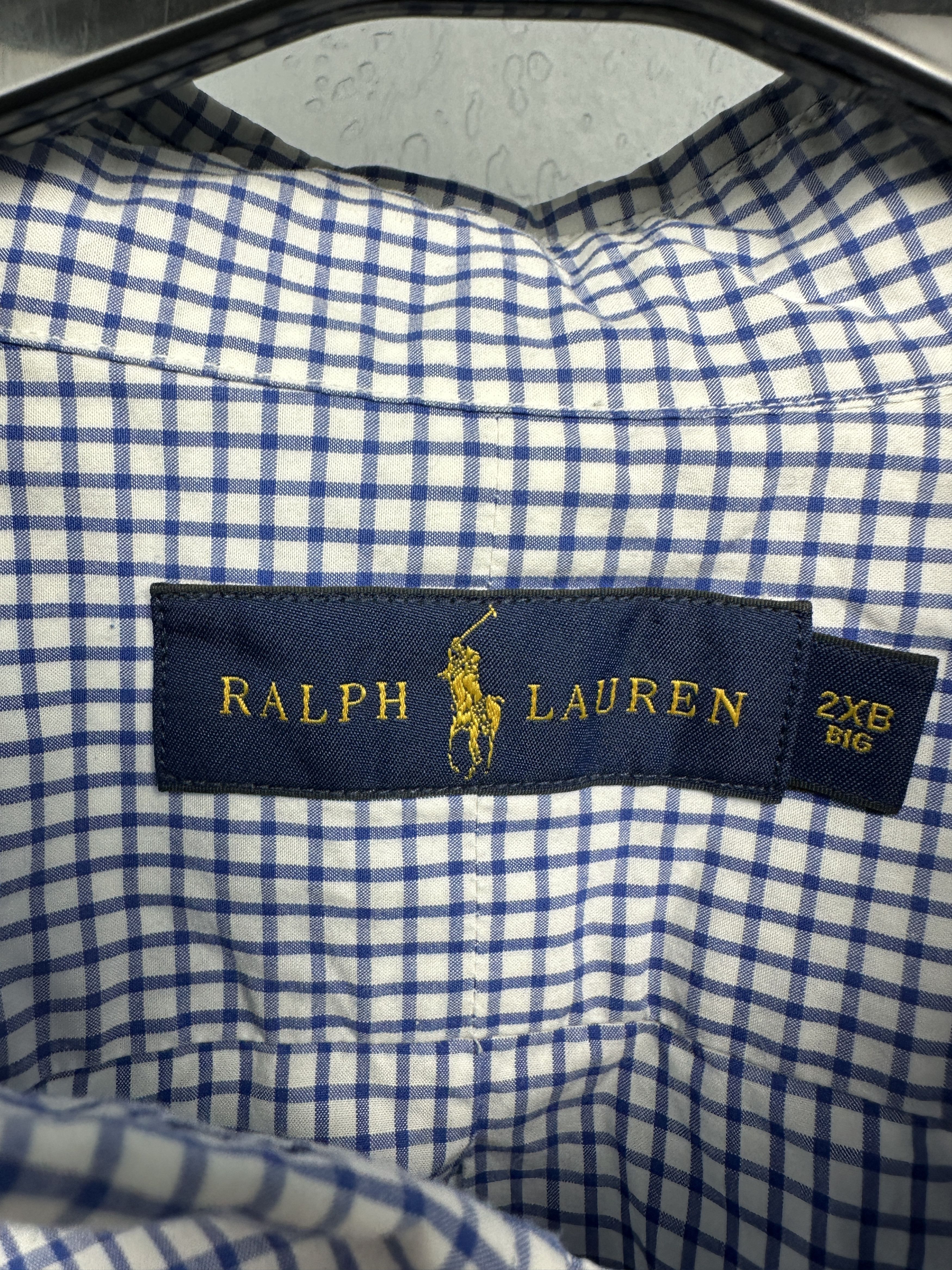 Polo Ralph Lauren × Ralph Lauren × Vintage Polo Ralph Lauren Mens Long Sleeve Shirt Size 2XB Size US XXL / EU 58 / 5 - 4 Thumbnail