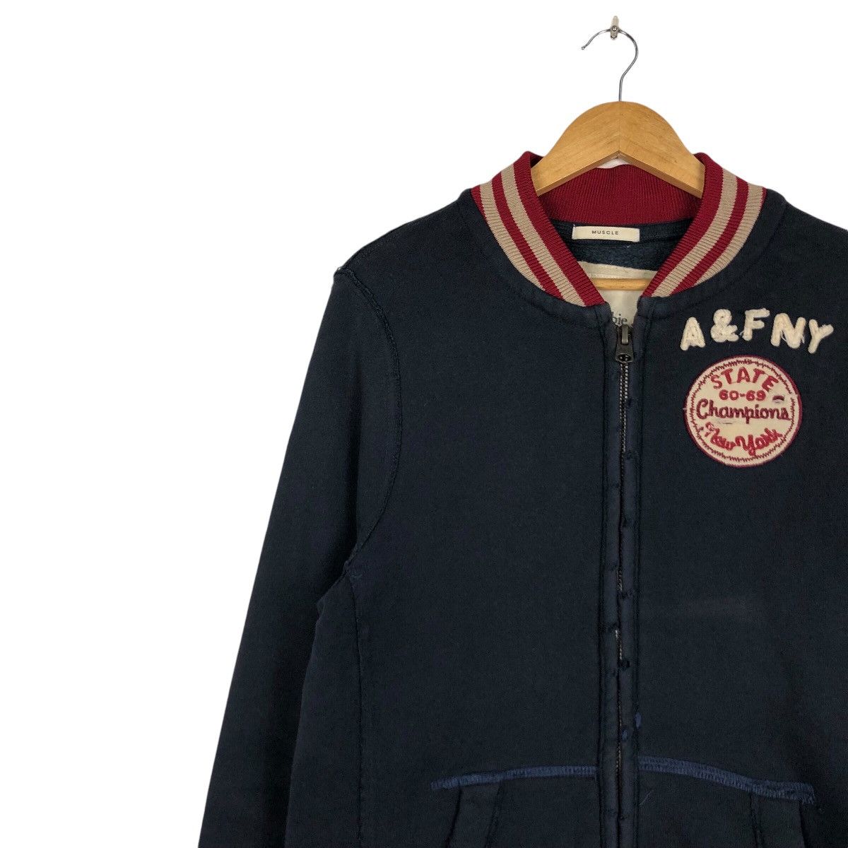 Abercrombie & Fitch × Japanese Brand Abercrombie & Fitch Sweater Jacket Rare Streetwear Size US M / EU 48-50 / 2 - 6 Thumbnail