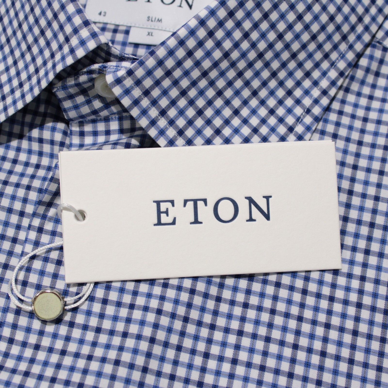 Eton Eton New with tags Shirt Size XL US In Blue Size US XL / EU 56 / 4 - 2 Thumbnail