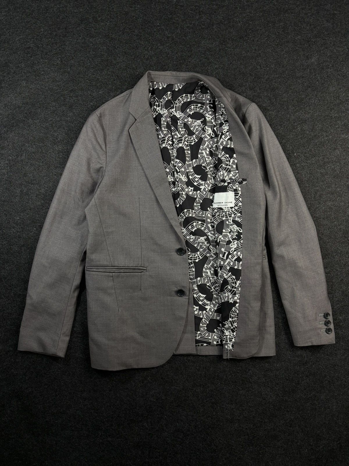 Number (N)ine Number (N)ine x Studious Blazer Jacket Size 36S - 2 Thumbnail