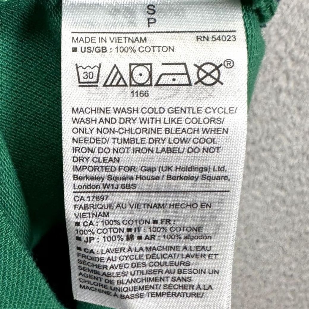 Gap Gap Everyday Polo Shirt Mens Small Green Rugby Casual Short Sleeve Comfort Size US S / EU 44-46 / 1 - 5 Thumbnail