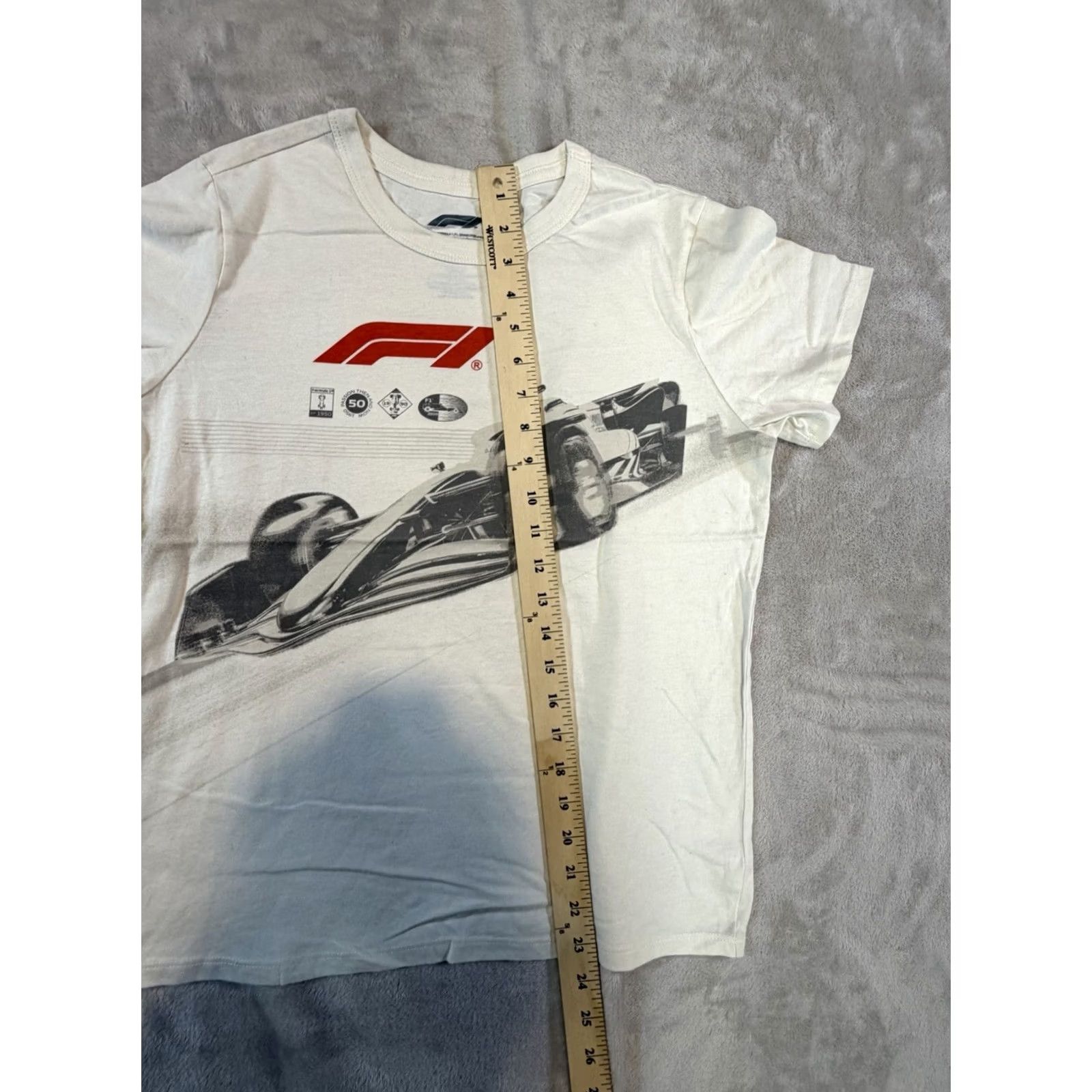 Vintage Hybrid Apparel Formula 1 Men's F1 Racing Graphic T-Shirt Size Small White Size US S / EU 44-46 / 1 - 5 Thumbnail