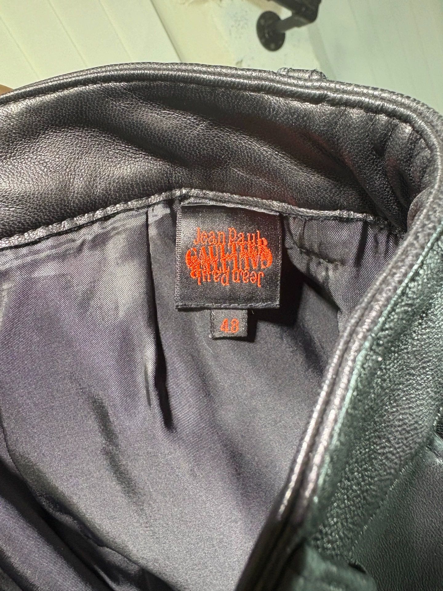 Jean Paul Gaultier Jean Paul Gaultier 90s Buttoned Sheepskin Leather Pants Size US 32 / EU 48 - 4 Thumbnail