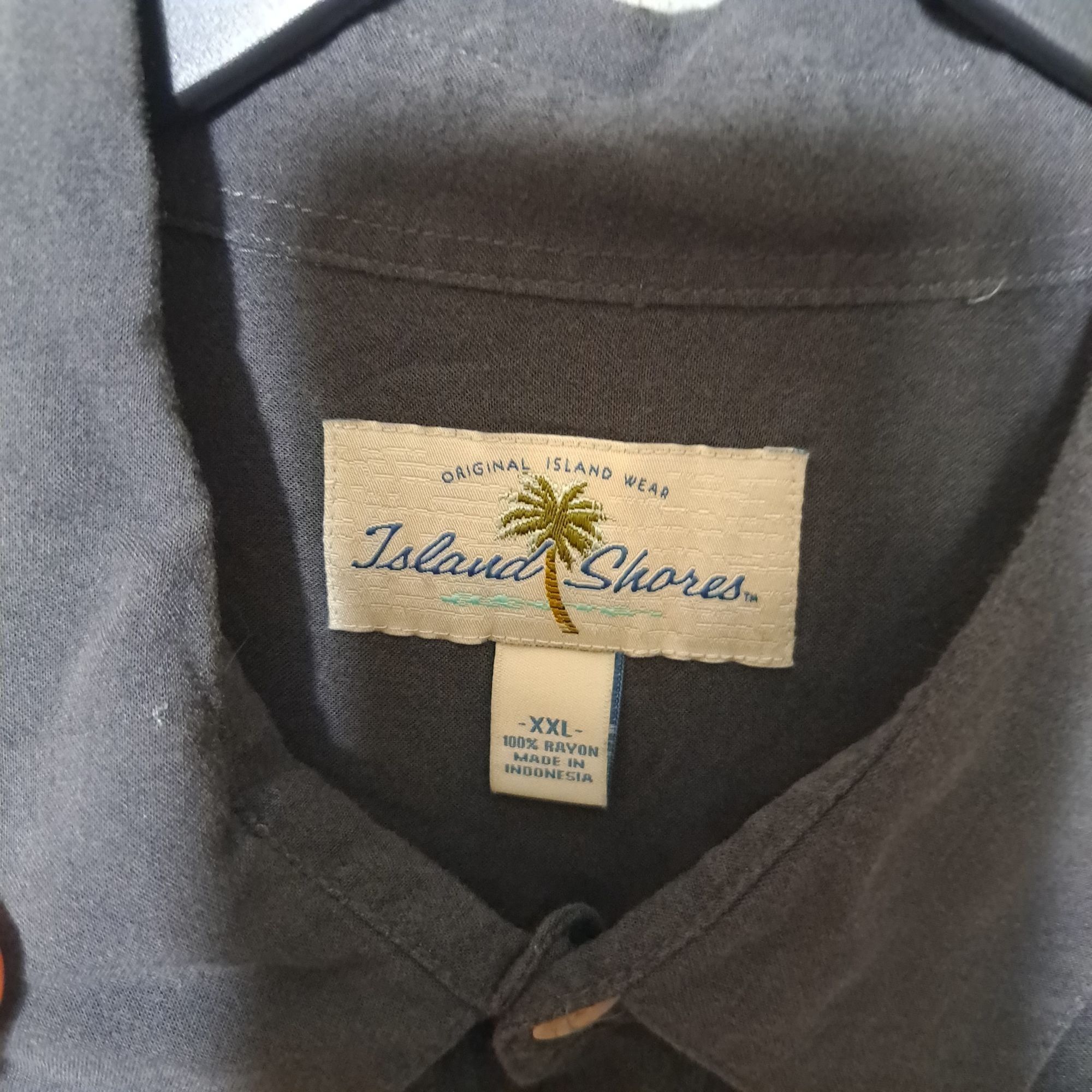 Island Shores Island Shores Shirt Mens XXL Black Hawaiian Button Up Short Size US XXL / EU 58 / 5 - 6 Thumbnail