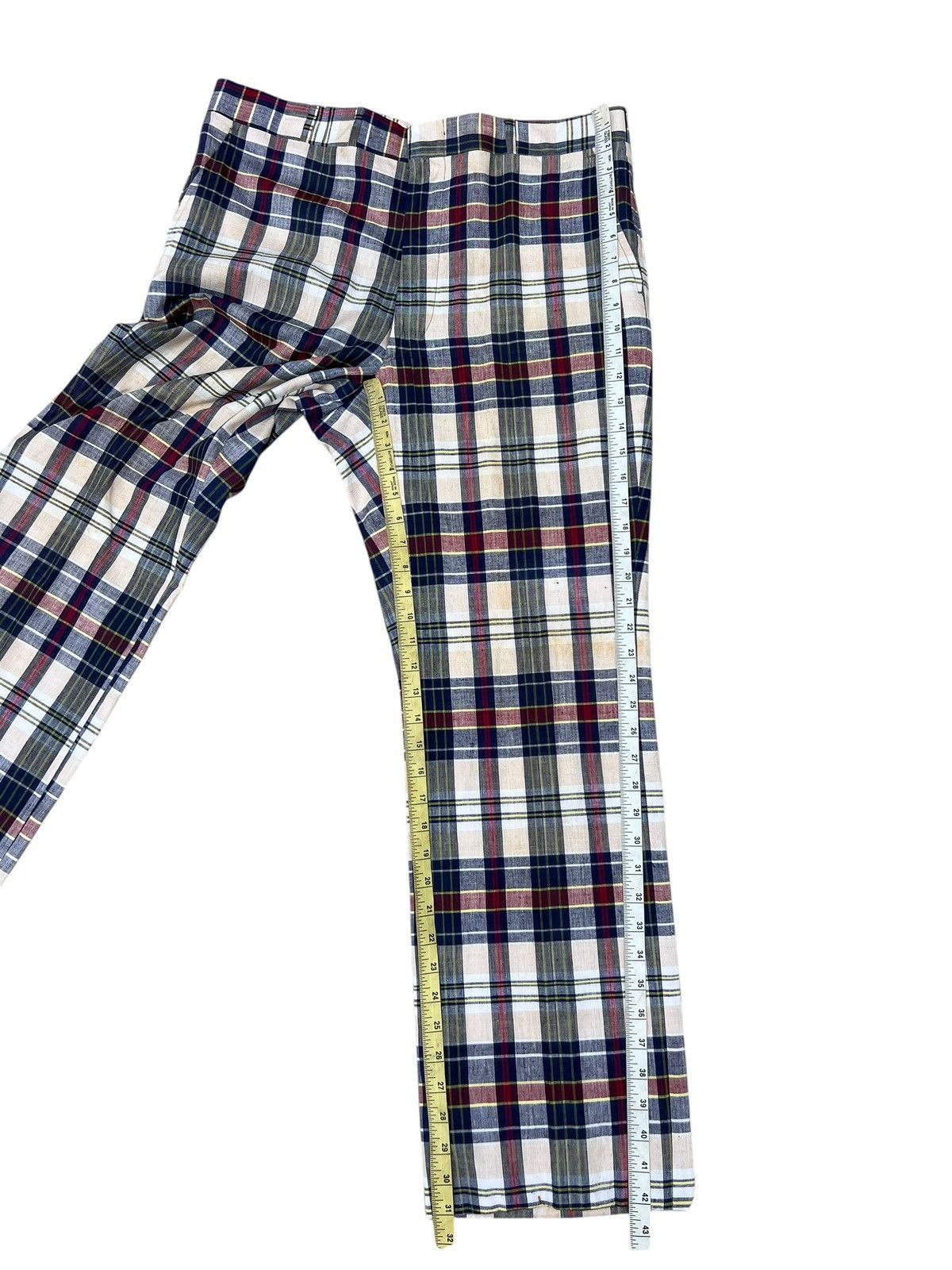 Corbin 60s 70s Hand Woven India Madras by Corbin Talon Zip Trouser Size US 36 / EU 52 - 4 Thumbnail