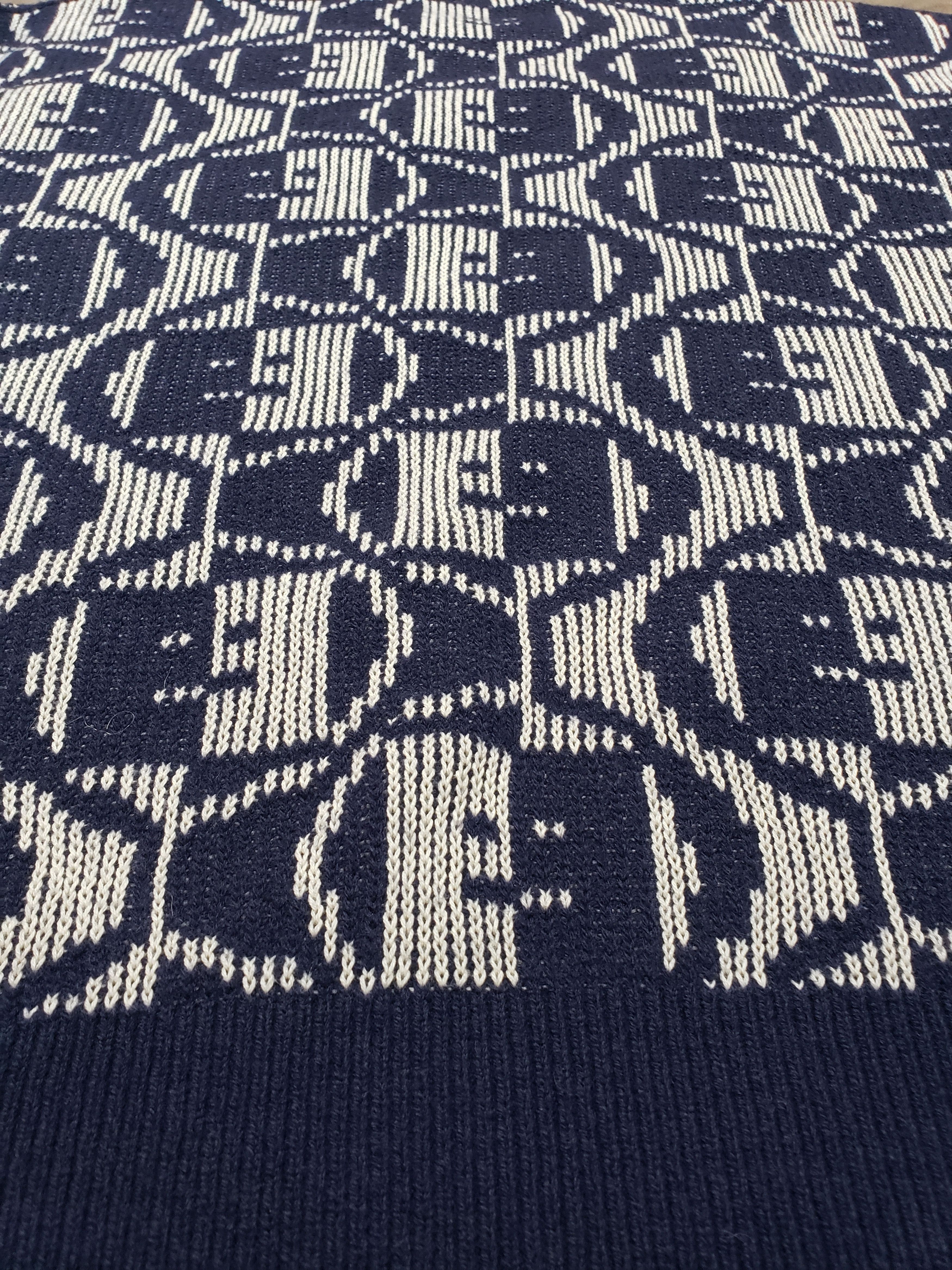 Acne Studios Jacquard Face Knit Crewneck Sweater Size US XS / EU 42 / 0 - 8 Thumbnail