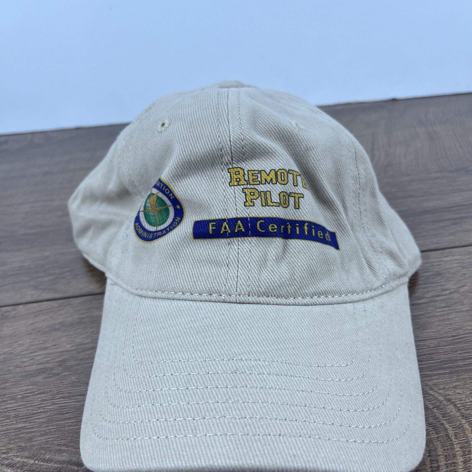 Other Remote Pilot Hat FAA Certified Hat Brown Cap Adjustable Brow Size ONE SIZE - 1 Thumbnail