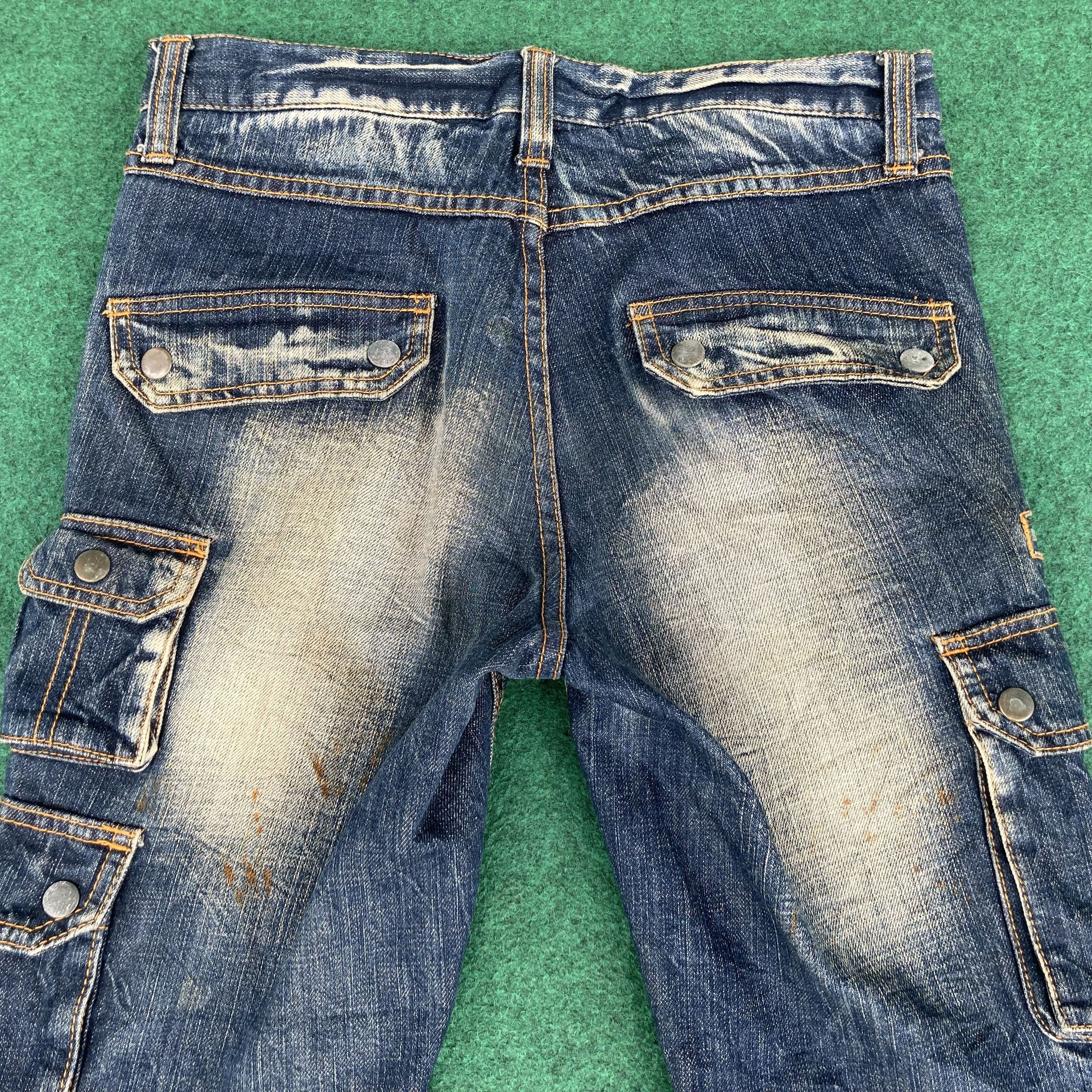 Japanese Brand Vtg Front Pocket Trouser Size 30 Punk Style Streetwear Jeans Size US 30 / EU 46 - 8 Thumbnail