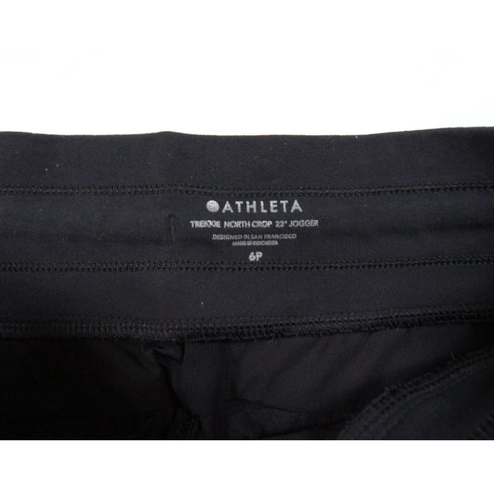 Athleta VINTAGE? no, it's Athleta Trekkie North Jogger - Pants - Womens - 6P - Black - 23" Inseam - Outdoor Activewear Ladies Size 28" / US 6 / IT 42 - 6 Thumbnail