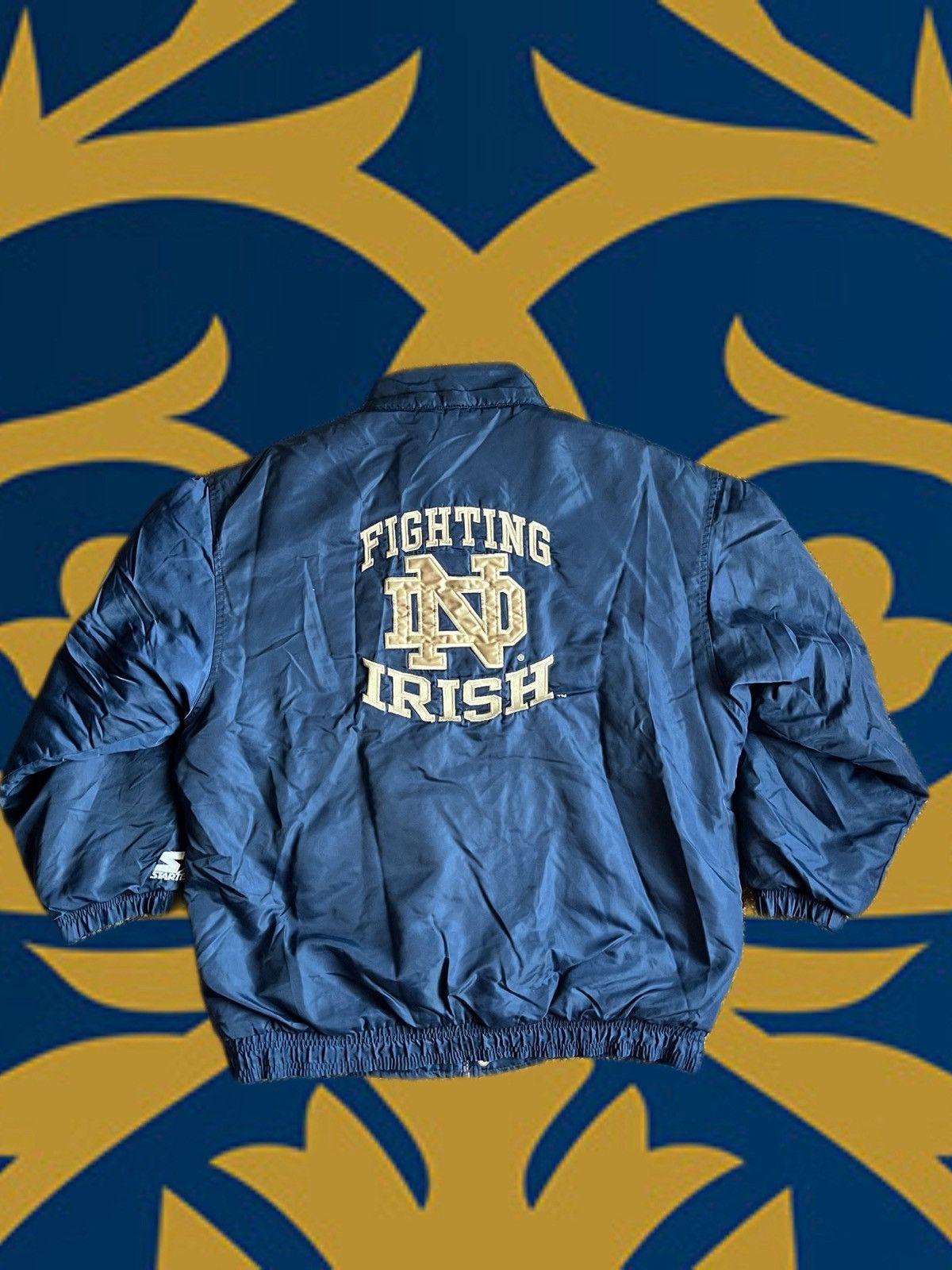 Starter Notre dame fighting Irish puffer jacket Large starter Size US L / EU 52-54 / 3 - 2 Thumbnail