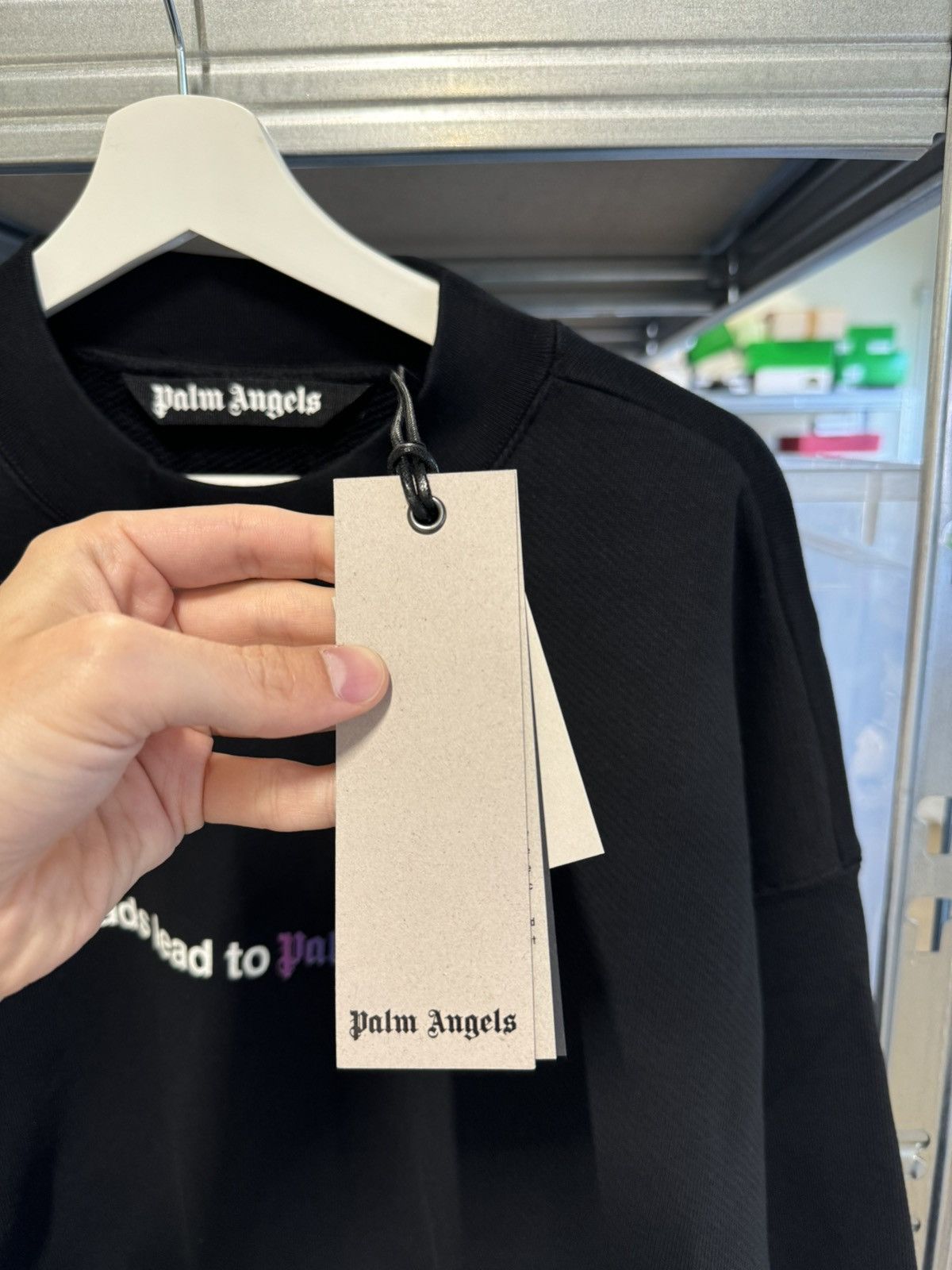 Palm Angels Palm Angels All Roads Lead To Sweatshirt NEW 750$ Size US M / EU 48-50 / 2 - 8 Thumbnail