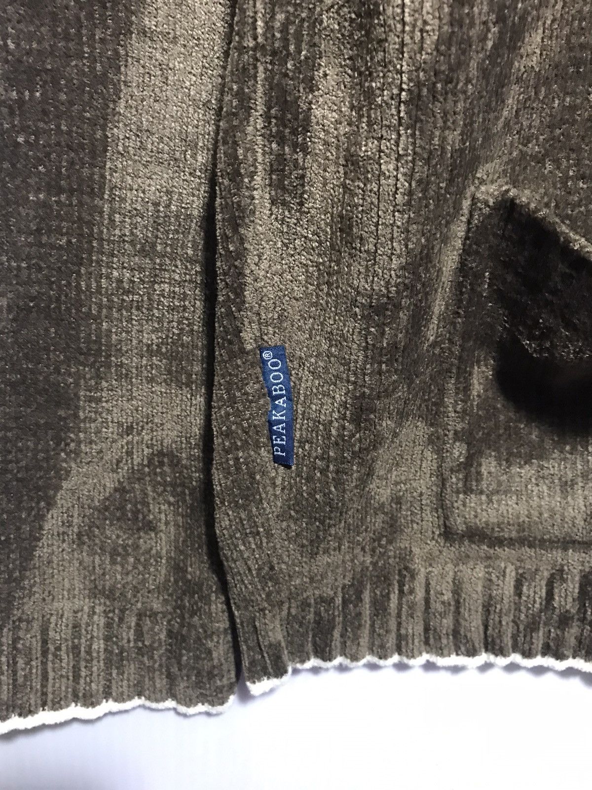 Vintage Peakaboo Surf Tribe Knitt Sweater Zipper