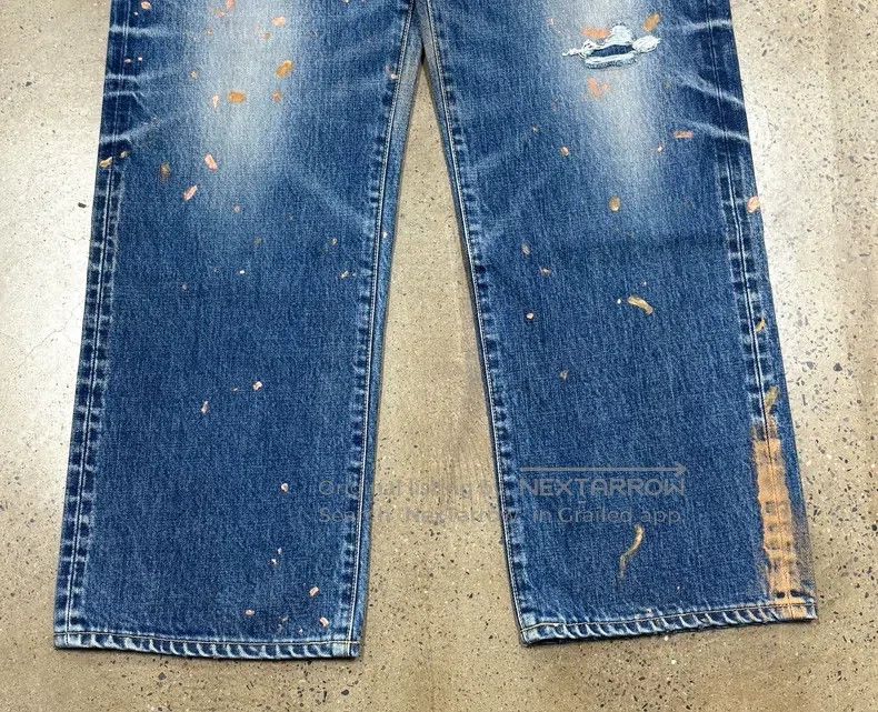 Visvim Visvim 24aw Social Sculpture 01 Wide D41 Damaged 41 Ink Sp Size US 32 / EU 48 - 6 Thumbnail