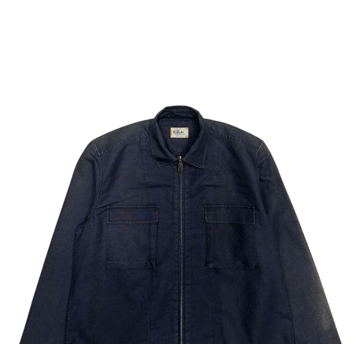 Issey Miyake 🔥KAZUTAKA KATO ZIPPER MINIMAL WORK JACKET FADED Size US M / EU 48-50 / 2 - 8 Thumbnail