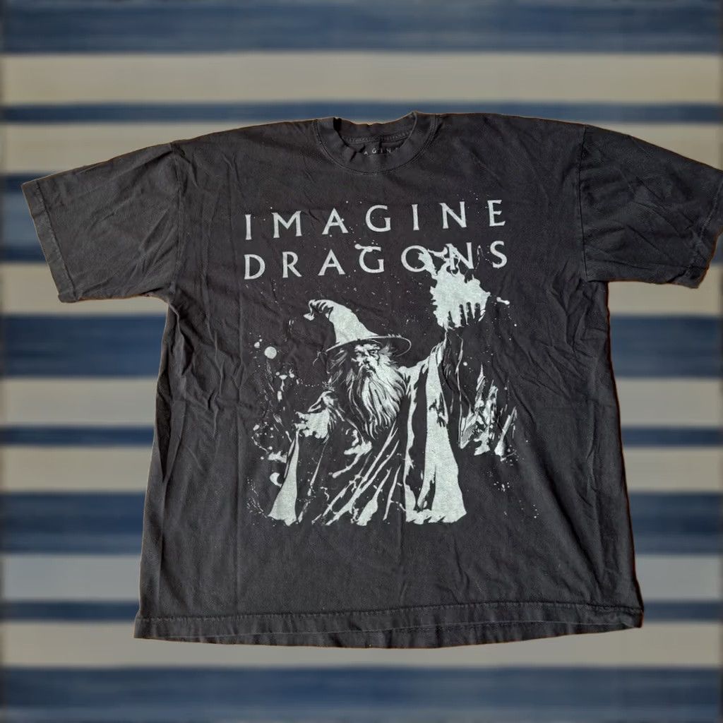 Vintage VINTAGE Imagine Dragons Official LOOM World Tour 2024 Merch T-Shirt XL Wizard Size US XL / EU 56 / 4 - 1 Thumbnail