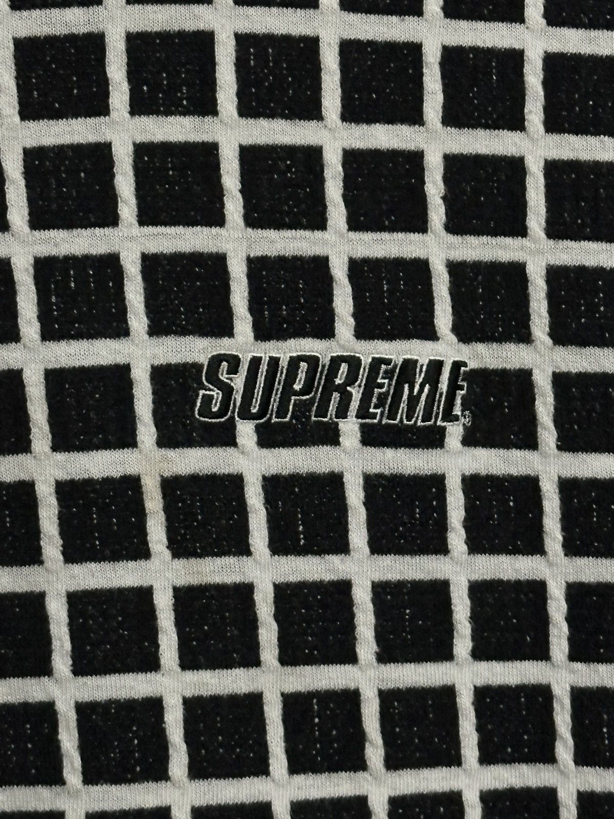 Supreme Supreme Grid Jacquard S/S Top Tee Size US M / EU 48-50 / 2 - 3 Thumbnail