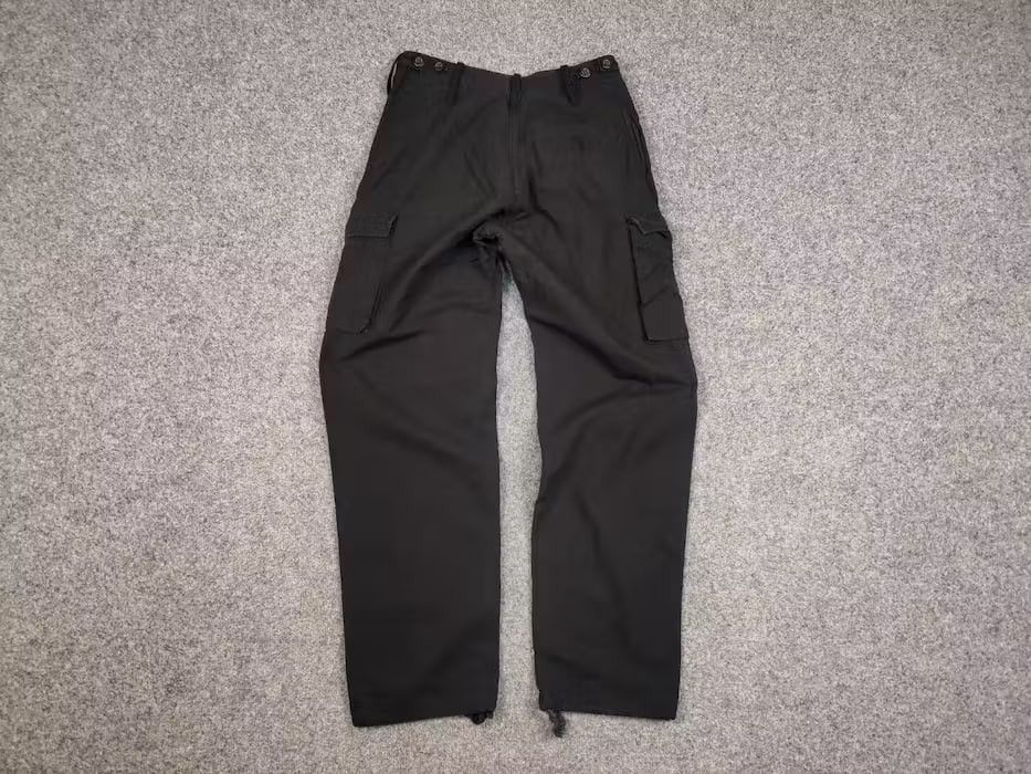Japanese Brand Vintage Combat Clothing Black Ripstop Military Cargo Pants Size US 30 / EU 46 - 14 Thumbnail