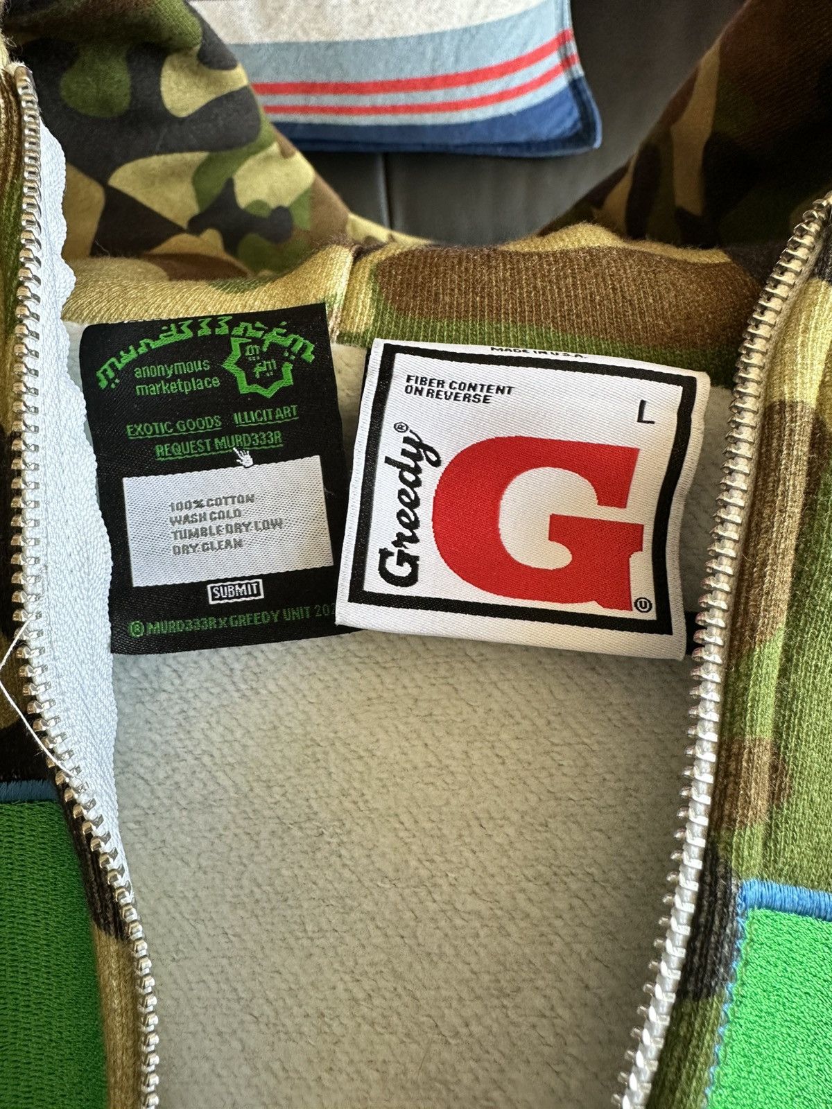 Greedy Unit × murd333r.fm MFM GREEDY(UNIT) Size US L / EU 52-54 / 3 - 5 Thumbnail