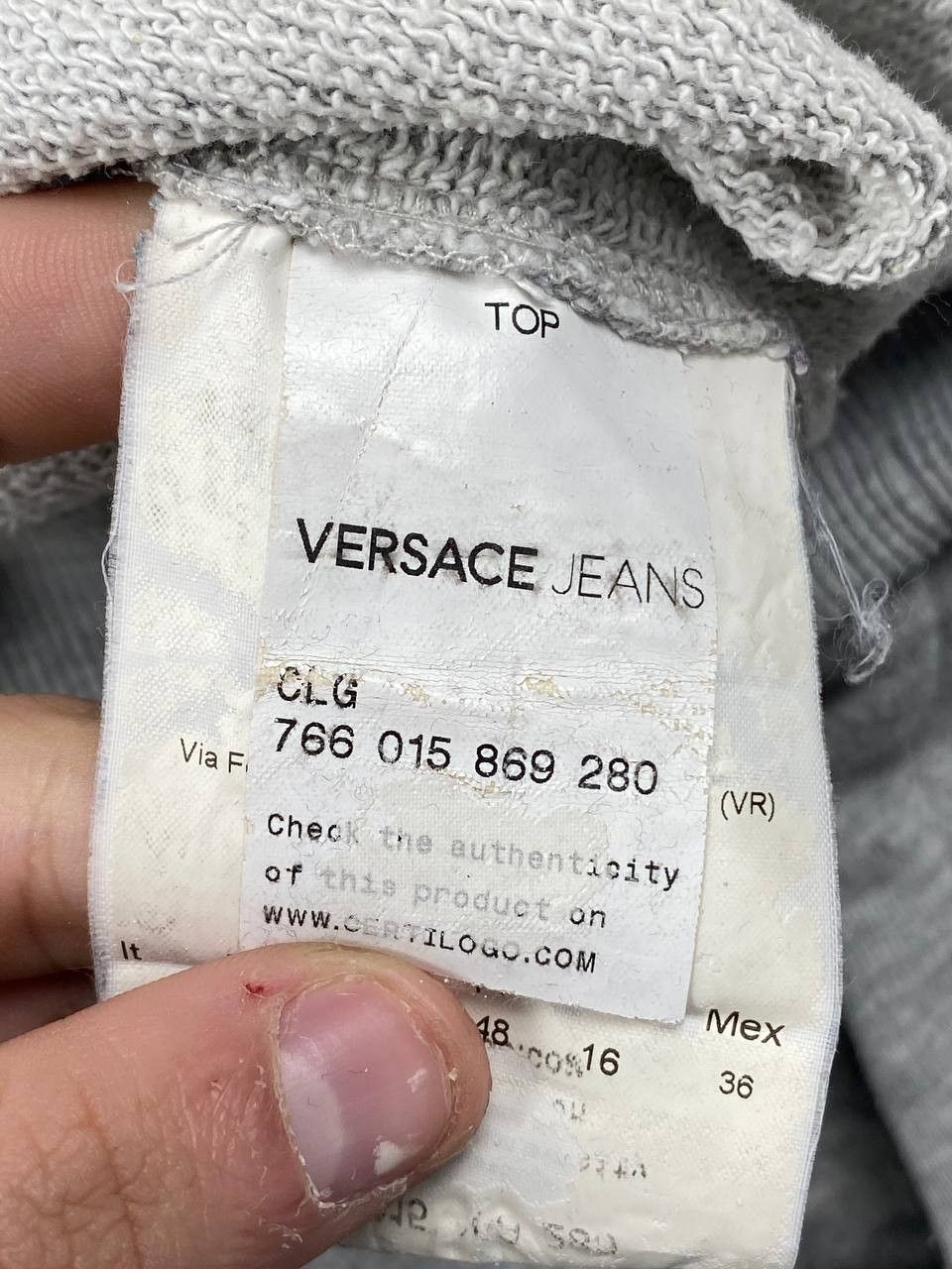 Versace Versace Jeans Big Logo Sweatshirt Size US L / EU 52-54 / 3 - 9 Thumbnail