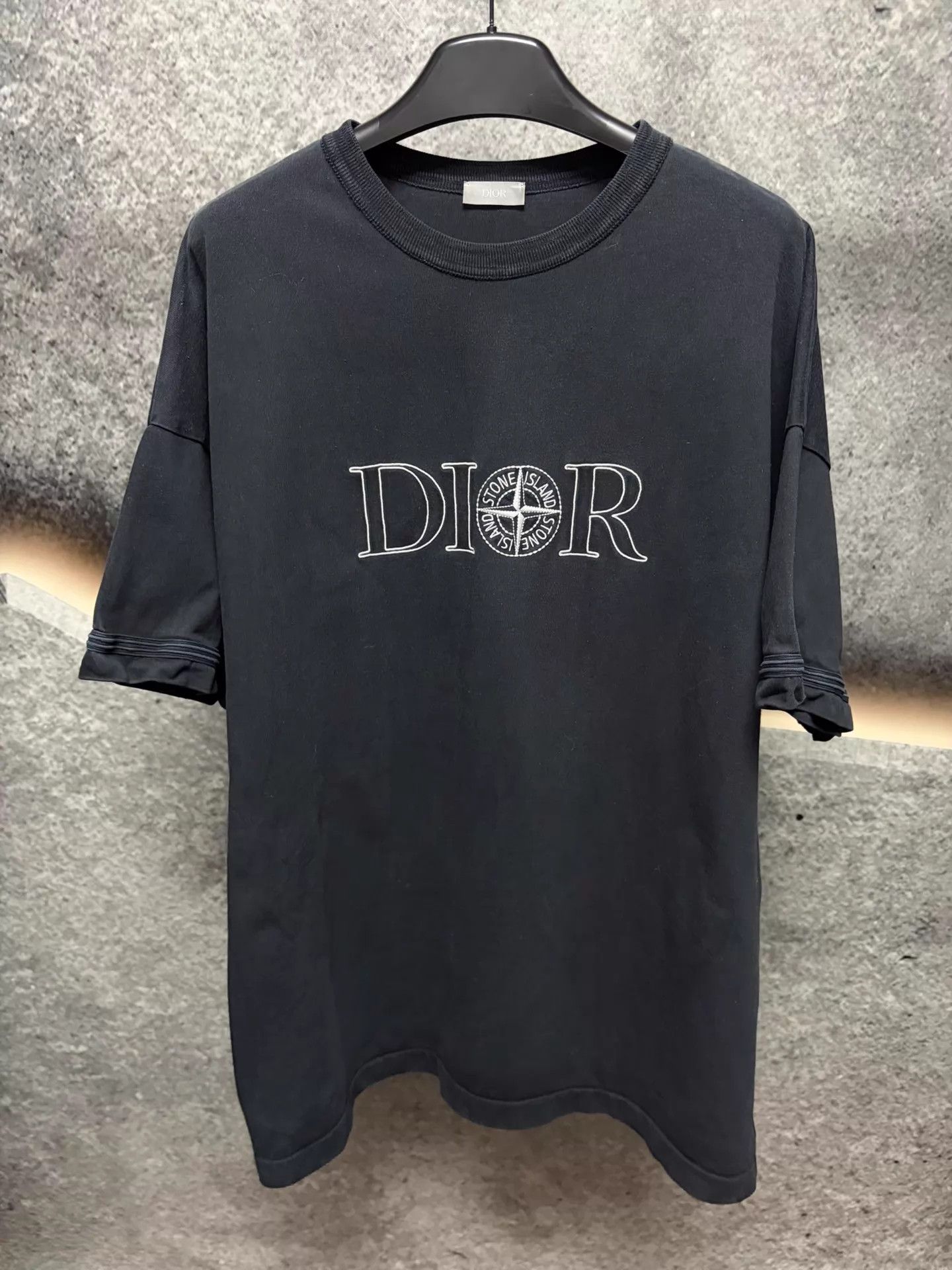Dior Dior x Stone Island short-sleeve T-shirt black XL Size US XL / EU 56 / 4 - 1 Thumbnail
