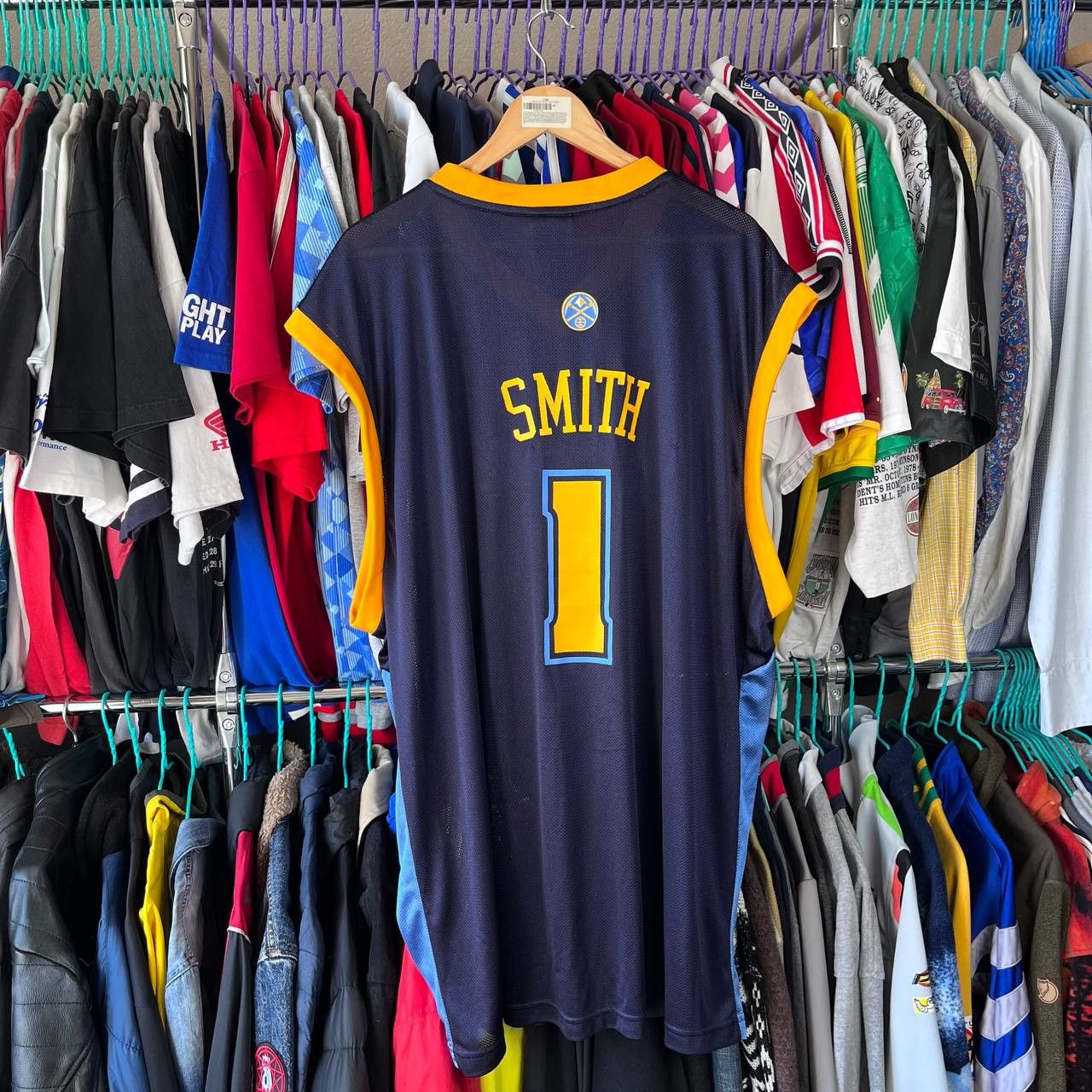 Adidas Denver Nuggets NBA Tank Top Jersey #1 J.R. Smith Size US XXL / EU 58 / 5 - 8 Thumbnail