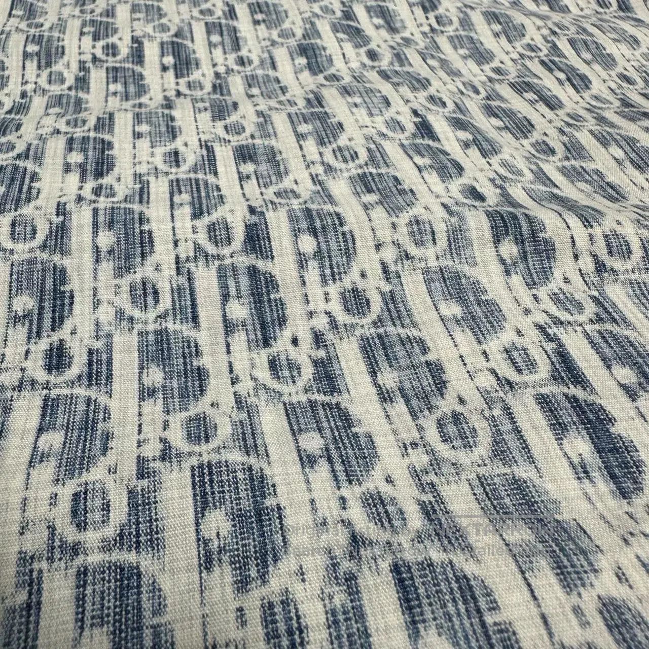 Dior dior blue printed denim button. Size M / US 6-8 / IT 42-44 - 5 Thumbnail