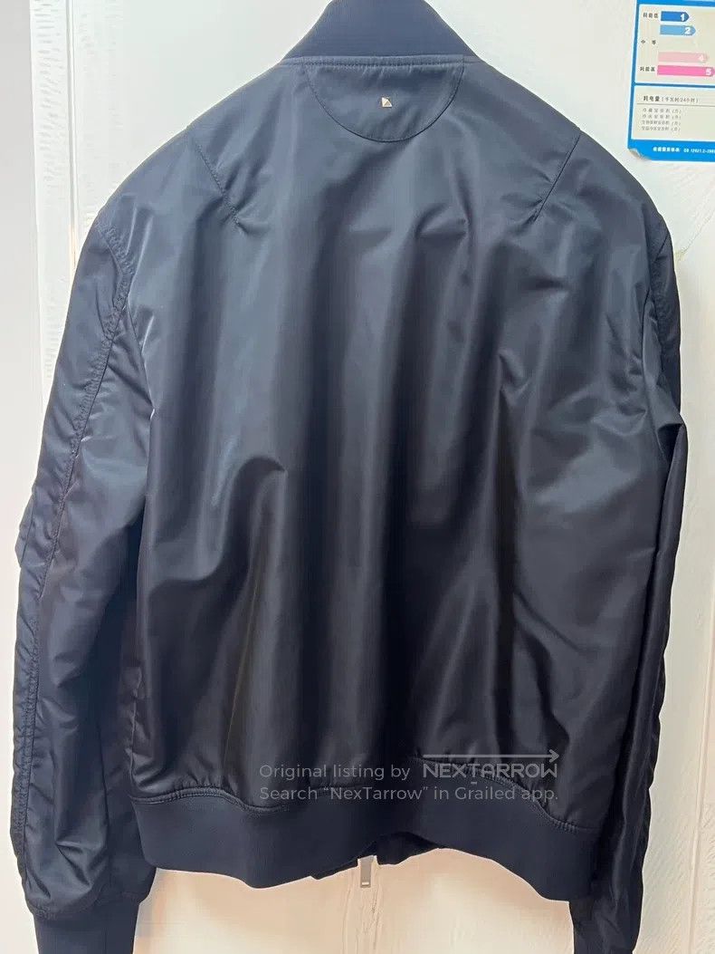 Valentino Valentino Black bomber jacket Size US XL / EU 56 / 4 - 2 Thumbnail