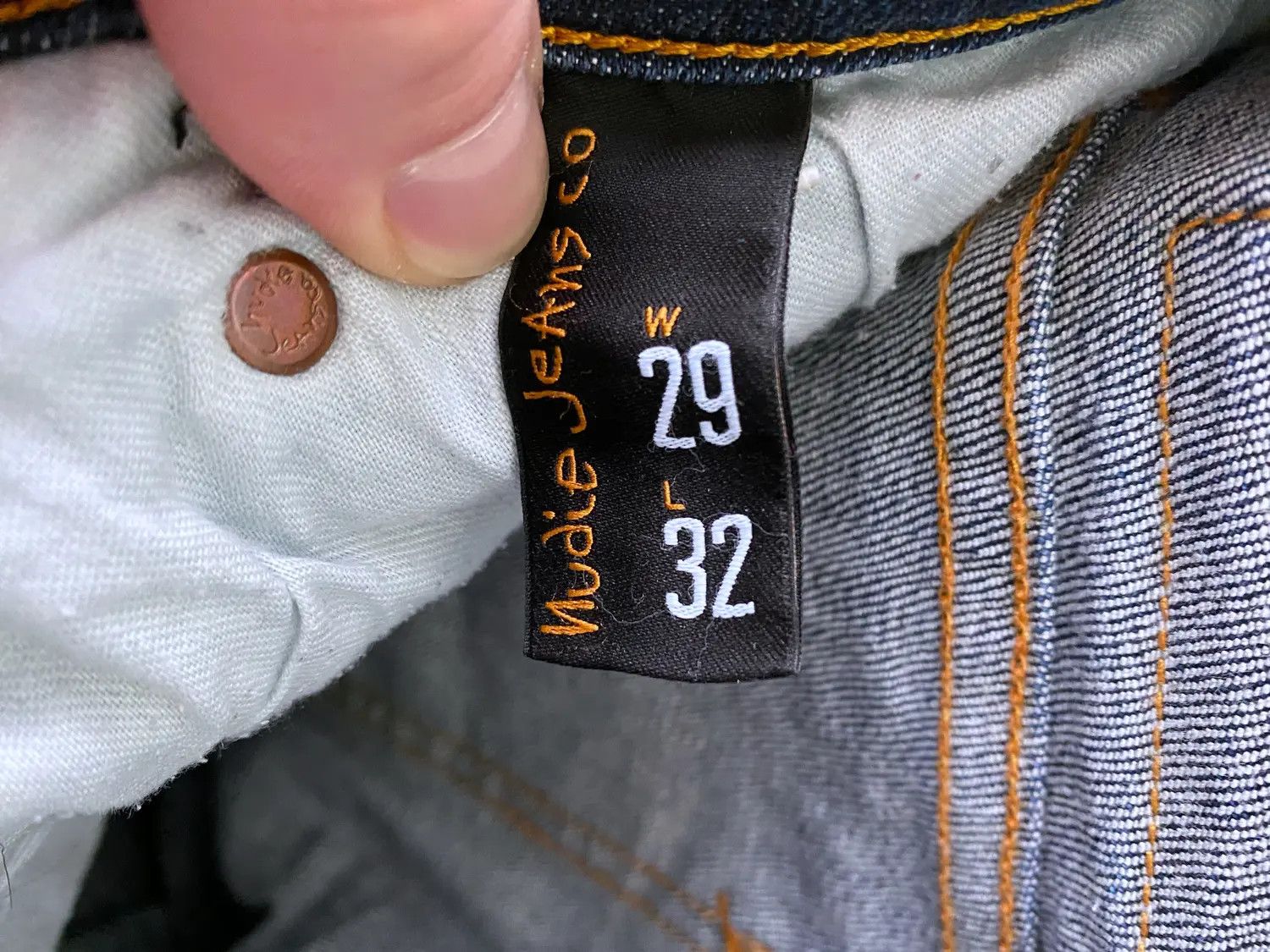 Nudie Jeans Nudie Jeans Tube Kelly Rinsed Strikey denim jeans sz W29 L32 Size US 29 - 5 Thumbnail