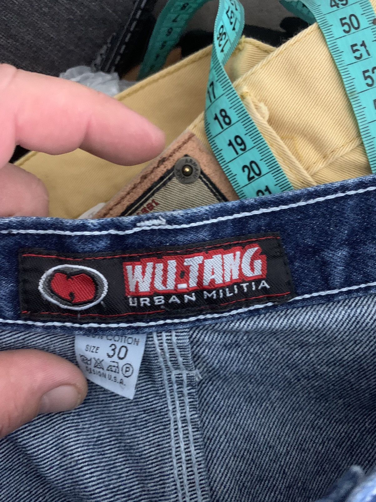 Wu-Tang Clan Wu Tang Clan Wu Wear Vintage Carpenter Denim Pants Rap USA Size US 30 / EU 46 - 8 Thumbnail