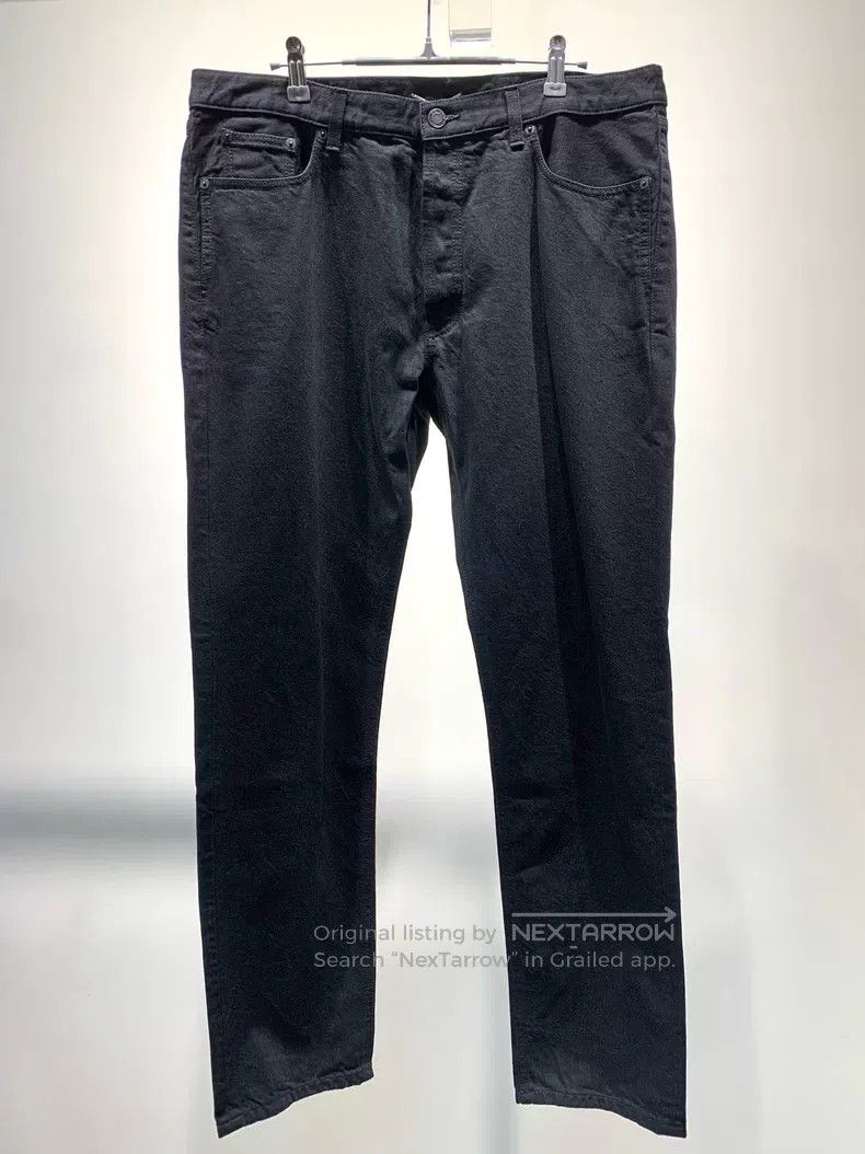 Saint Laurent Paris Black Slim Fit Denim Long Pants