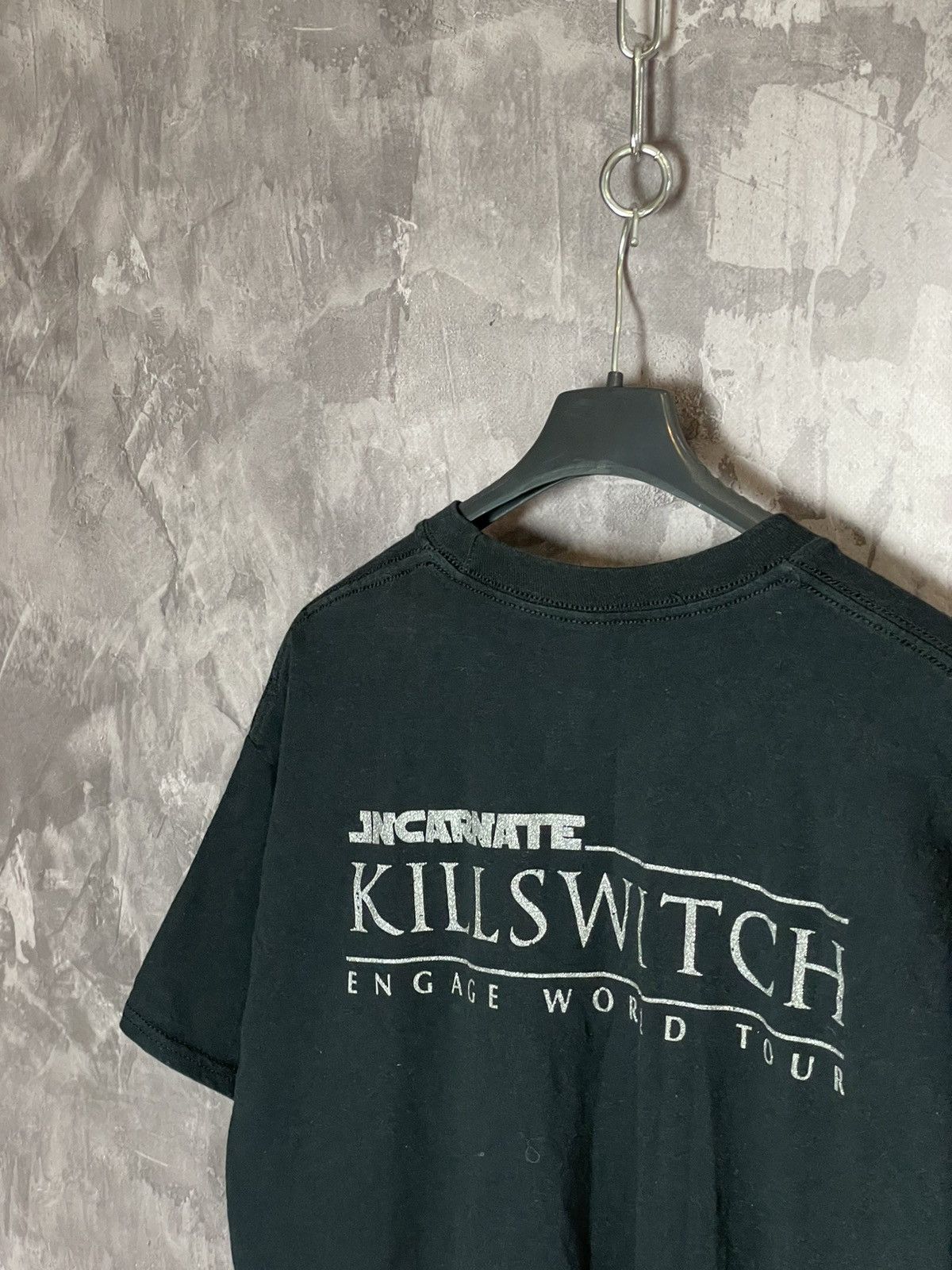 Band Tees × Vintage Vintage Killswitch Engage Metalcore Band Tee Skull T-Shirt Size US L / EU 52-54 / 3 - 8 Thumbnail