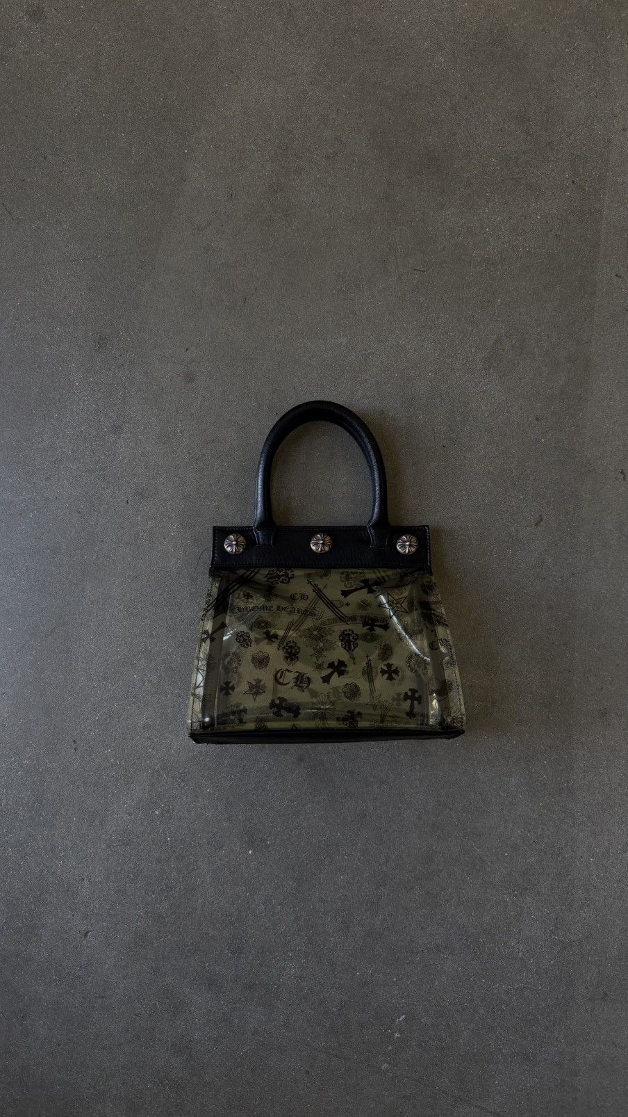 Chrome Hearts RARE! Chrome Hearts Mini Drew All-Over Printed Handle Bag Size ONE SIZE - 1 Thumbnail